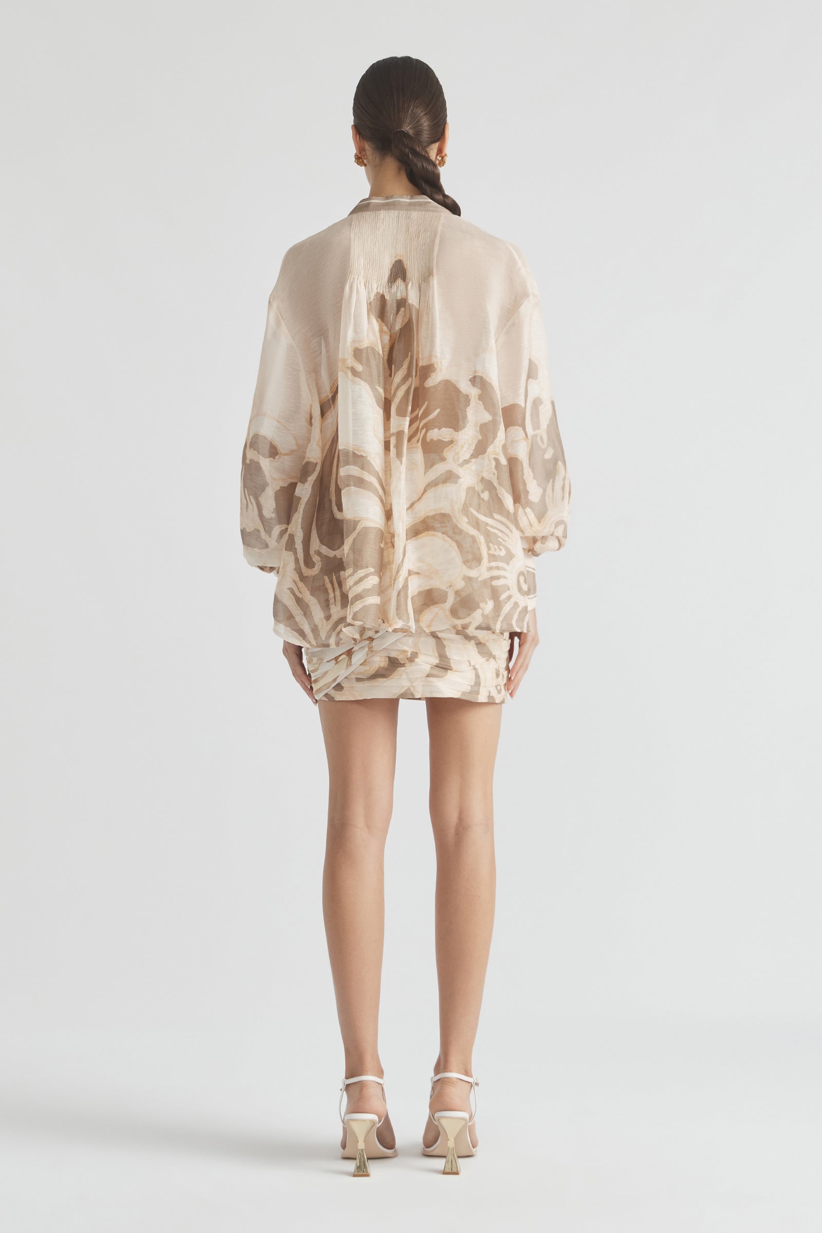 FRAGMENTS PLEAT DETAIL SHIRT
