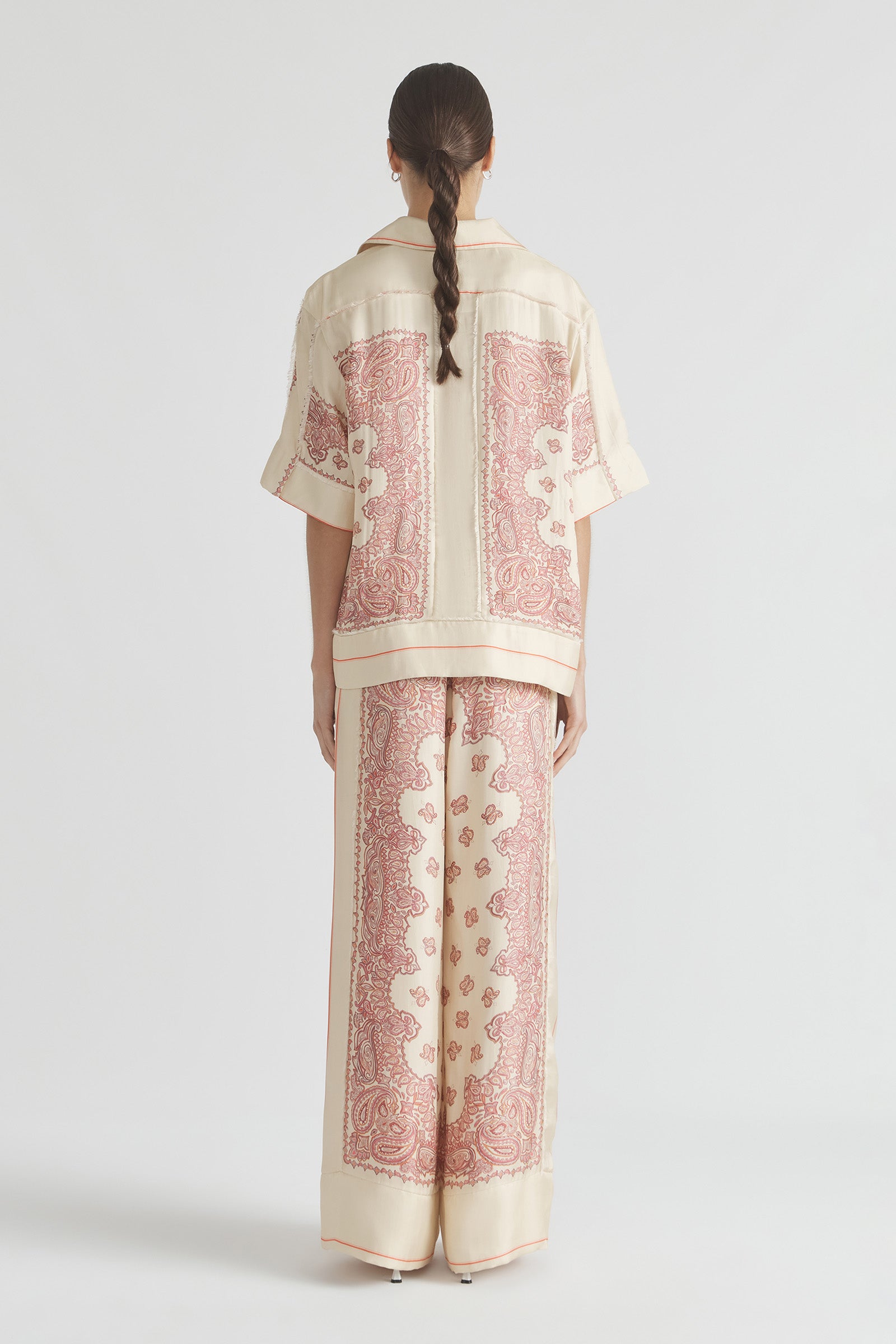 BENNIE FRINGED OVERSIZED SHIRT