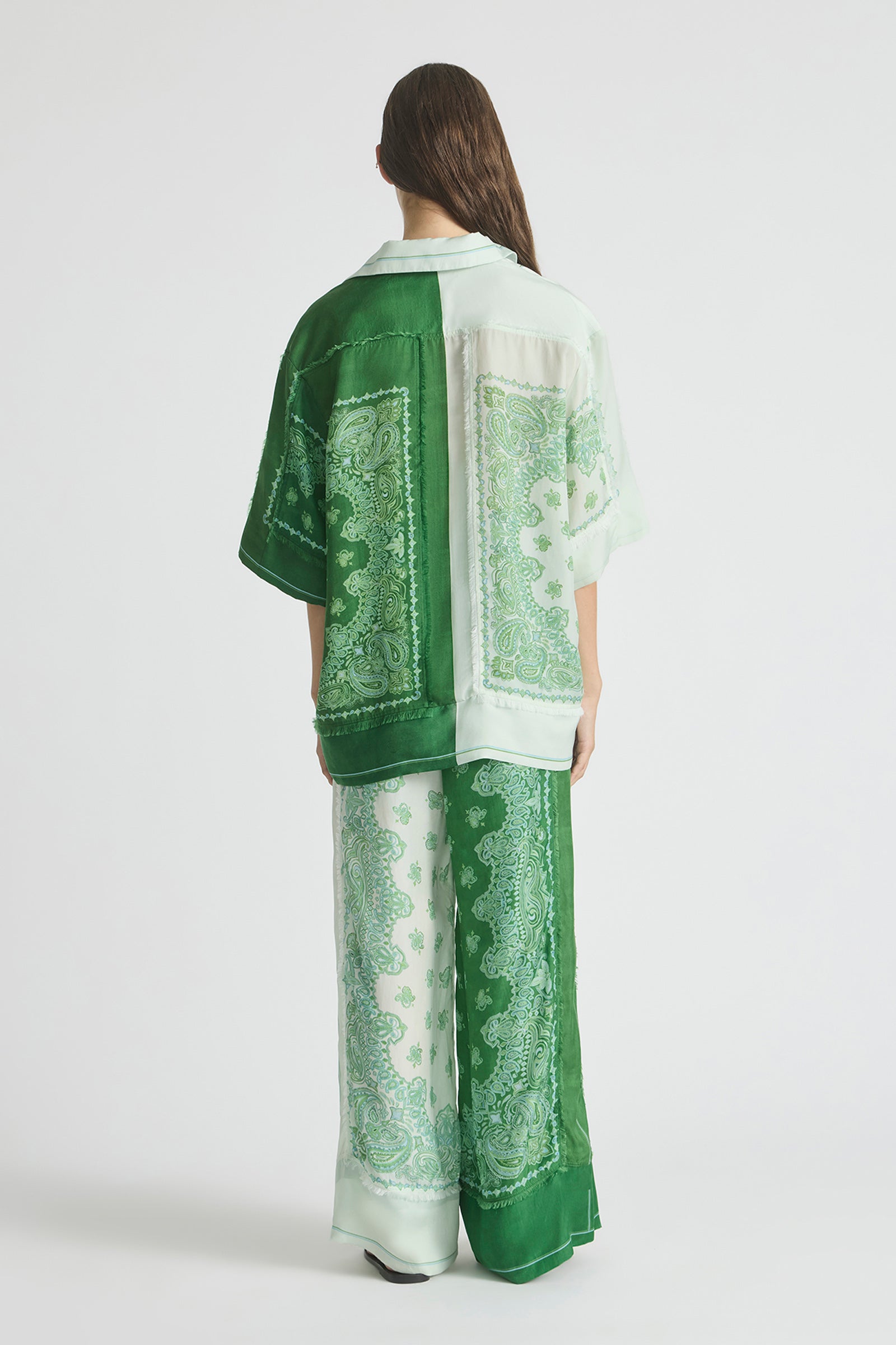 MIRAGE FRINGED OVERSIZED SHIRT