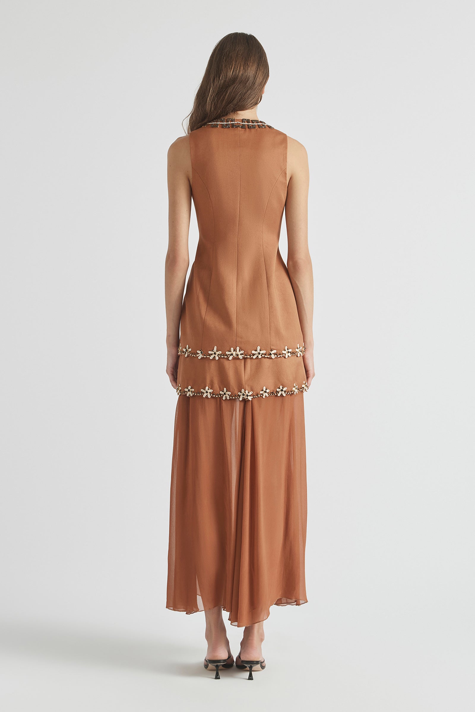 STARLIGHT SLEEVELESS TAILORED TUNIC