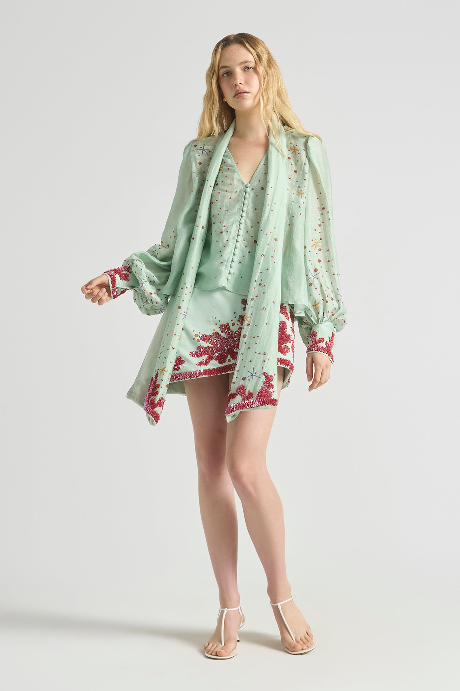 OCEANS APART WAVE SKIRT