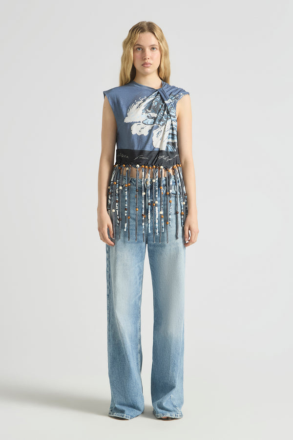 WAVEPOOL BEADED FRINGE TOP