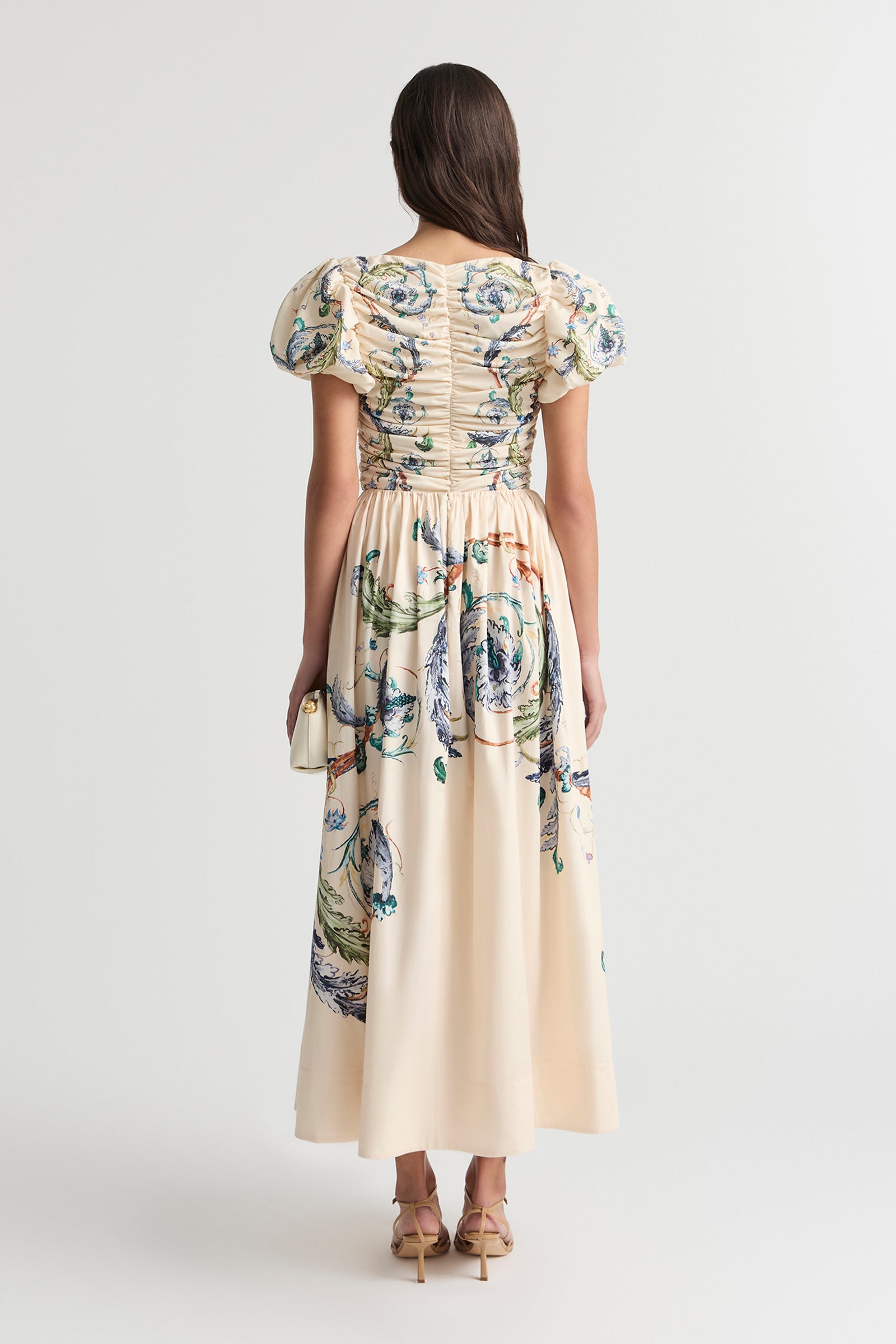 LE BON BON GATHERED WAIST SKIRT