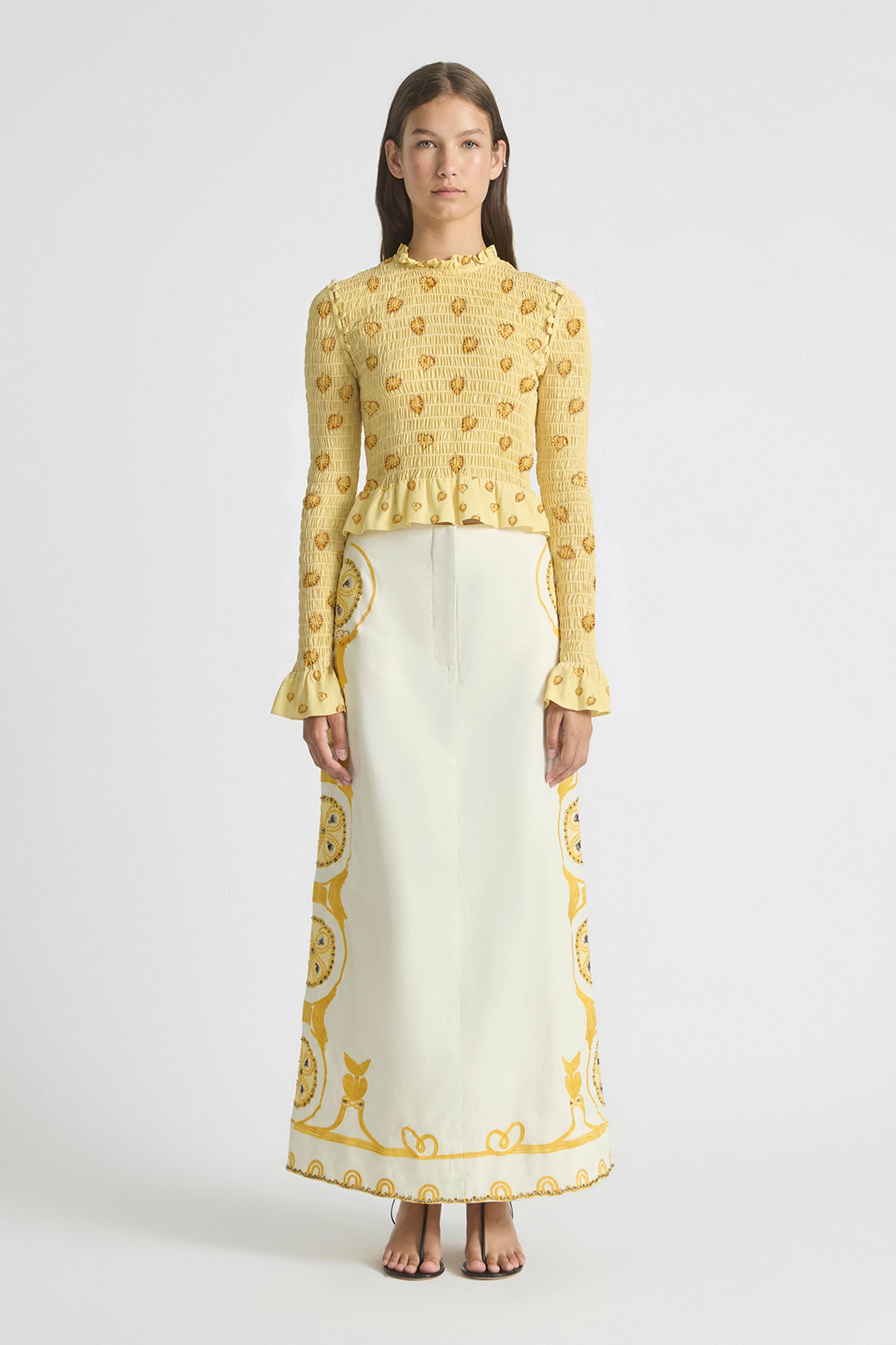 AURA STRAIGHT LONG SKIRT