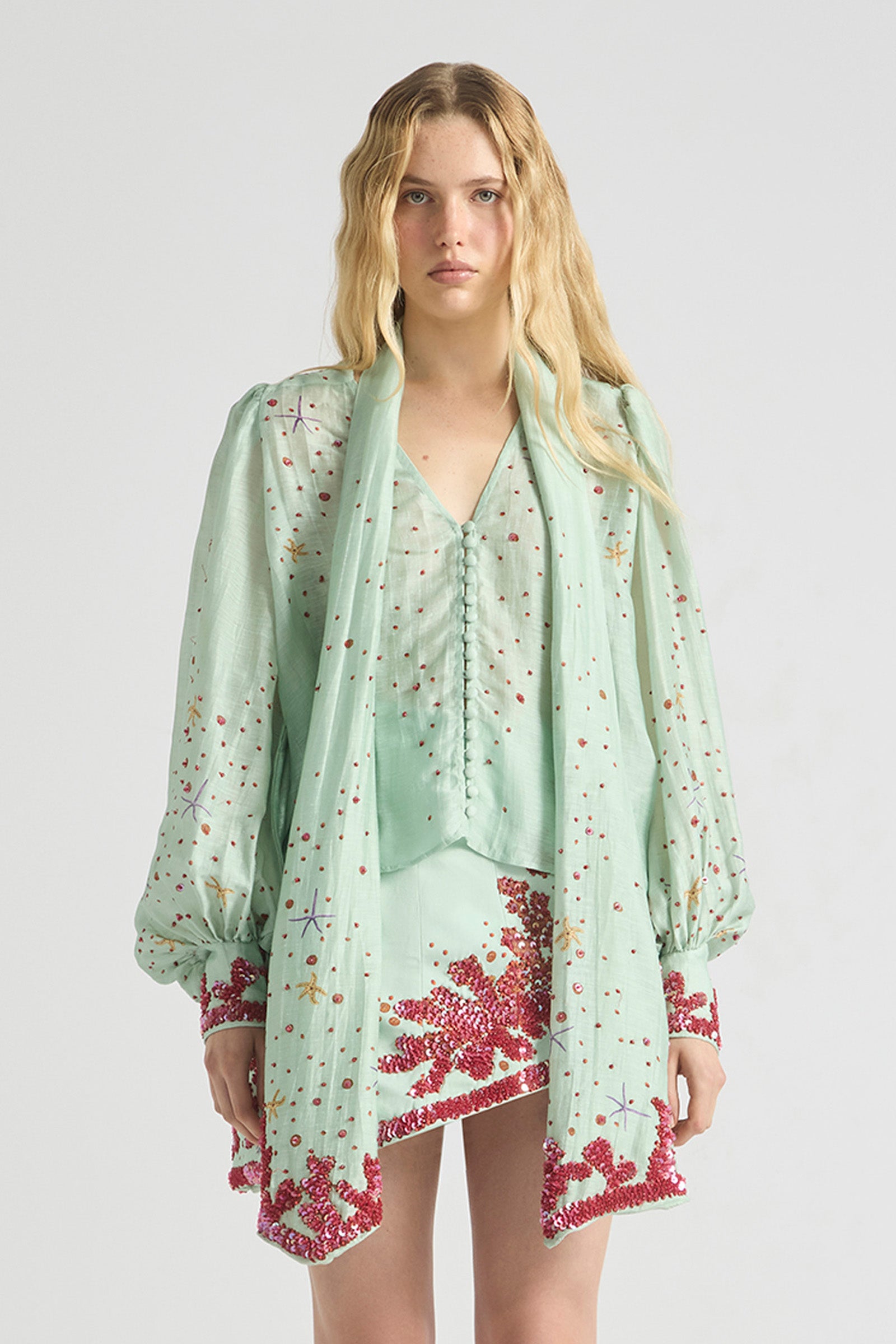 OCEANS APART WAVE SKIRT