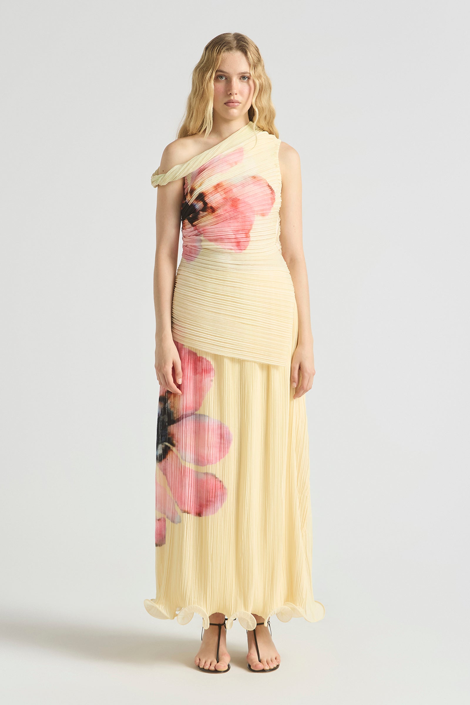 LIGHT SPEED TWIST SHOULDER BLOUSE