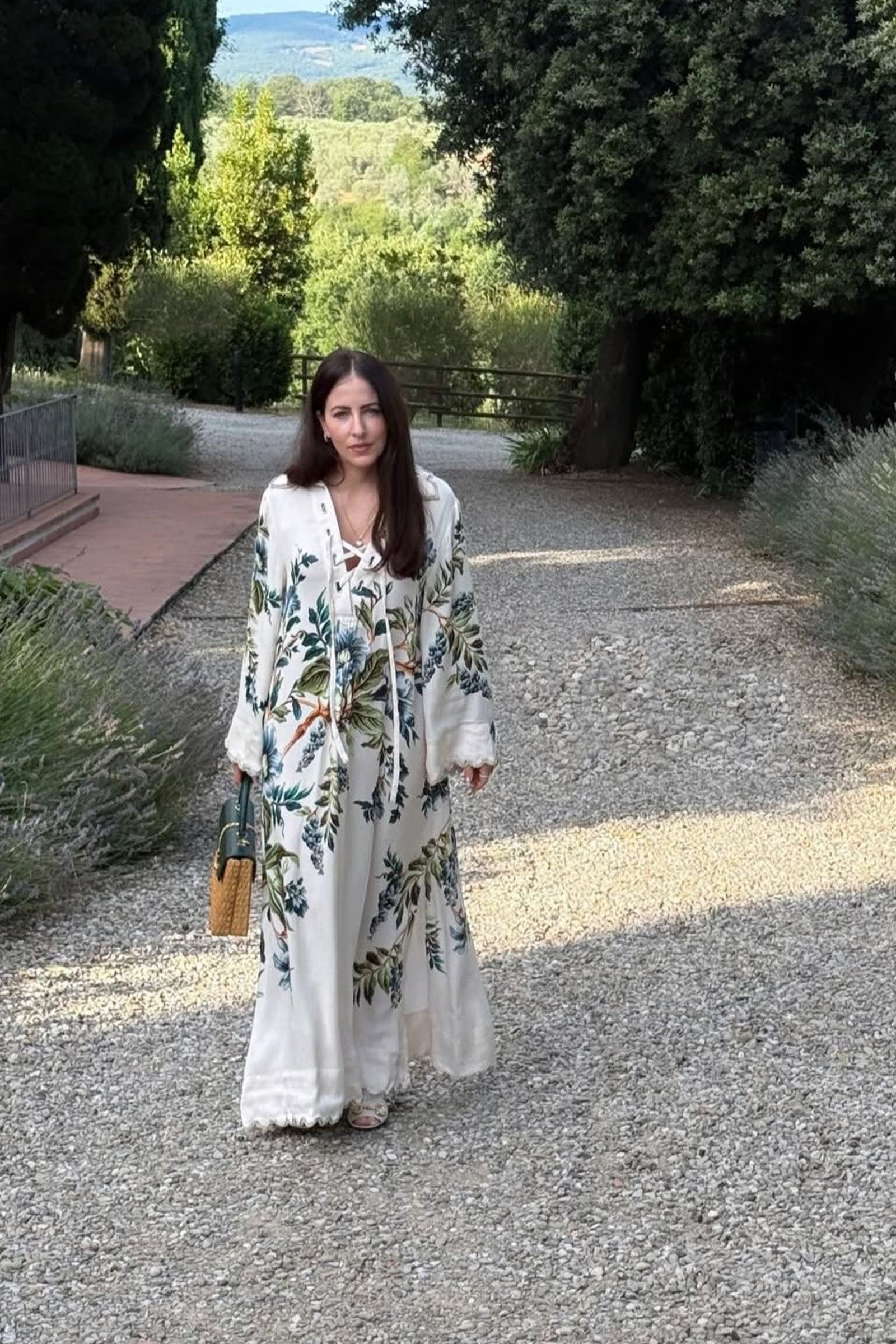 LA MAR LACE UP KAFTAN