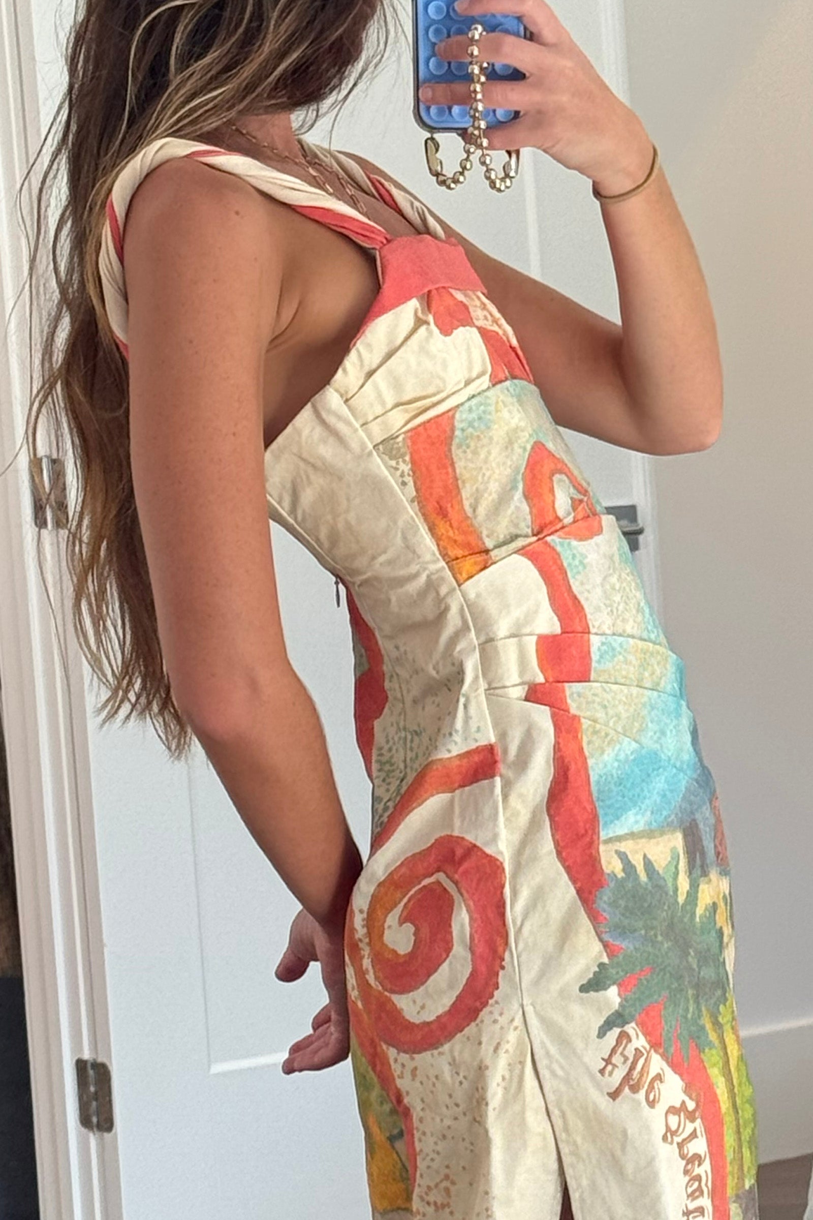 GREAT ESCAPE TWIST STRAP GOWN