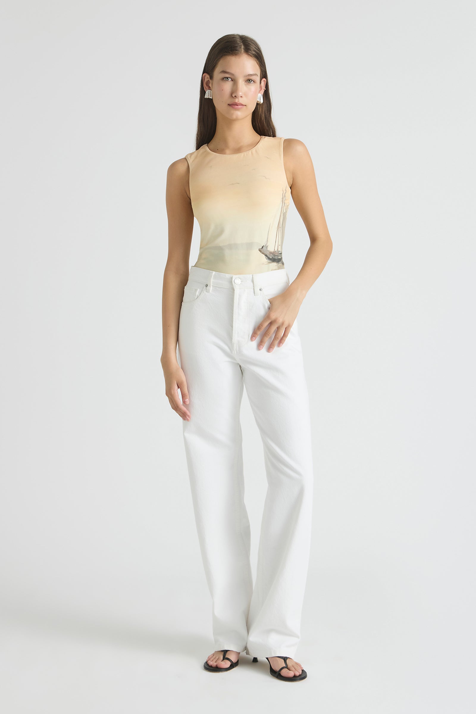 DEEP WATER ROUND NECK BODYSUIT