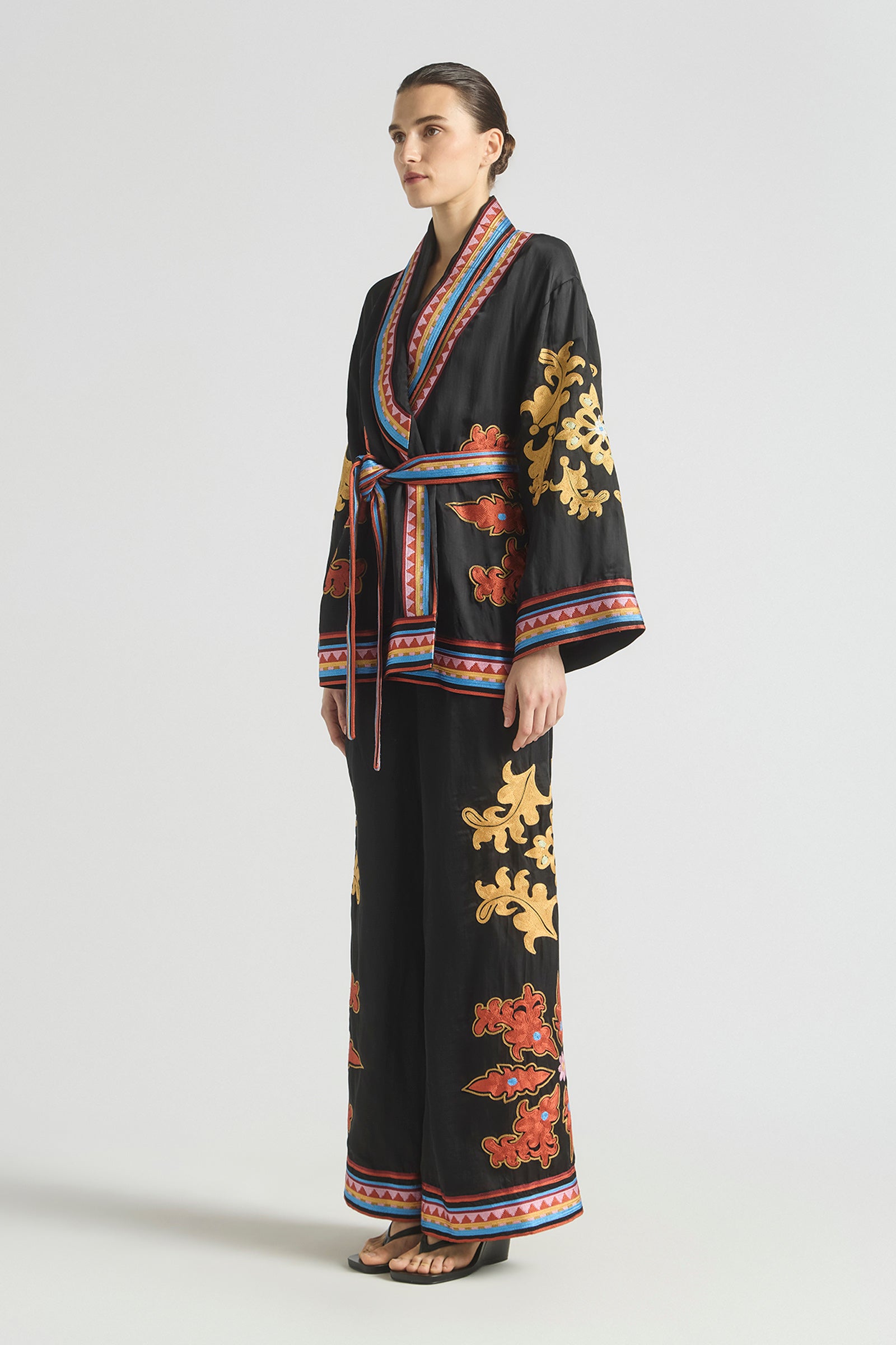 MOONLIT RELAXED BELTED JACKET