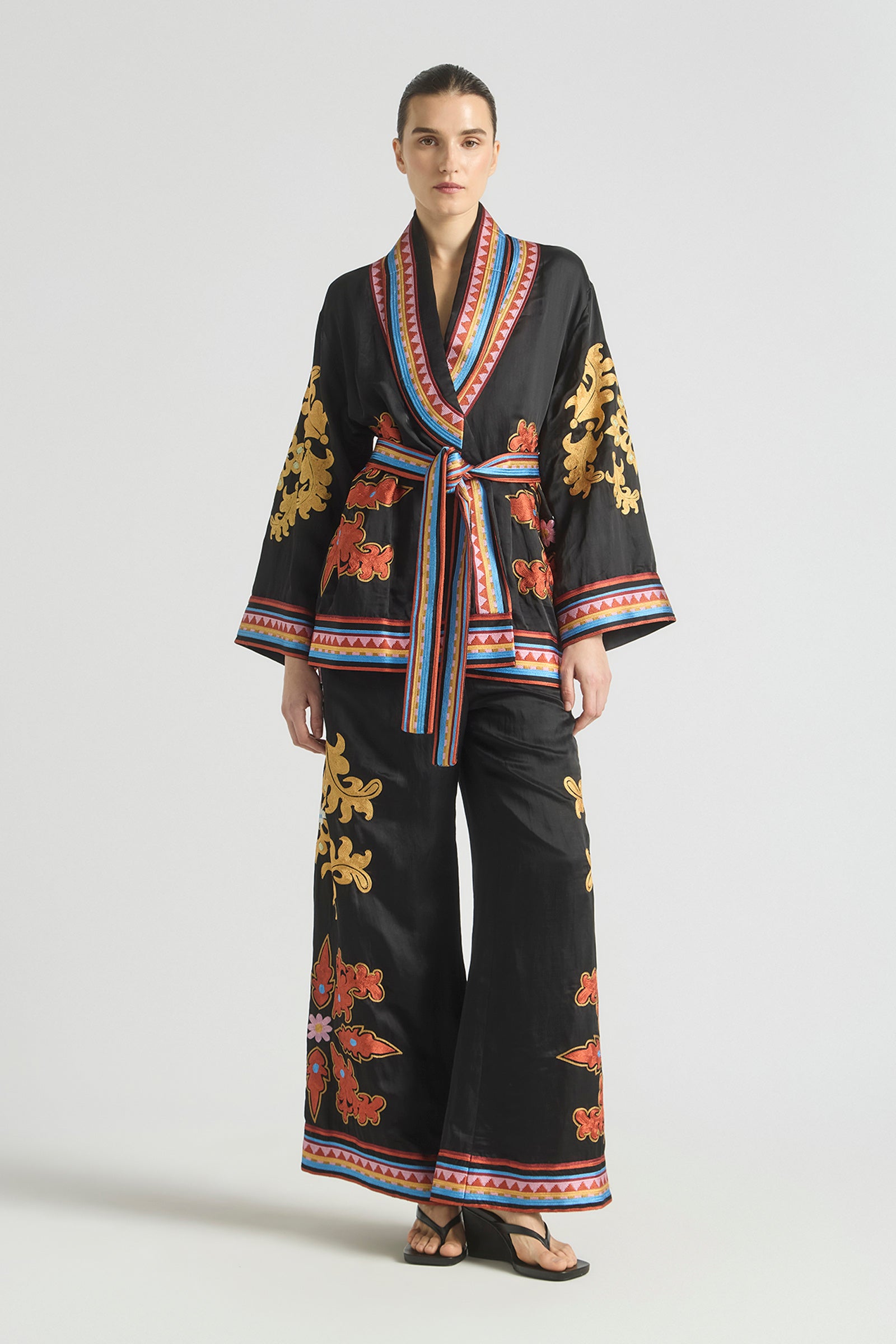 MOONLIT RELAXED BELTED JACKET