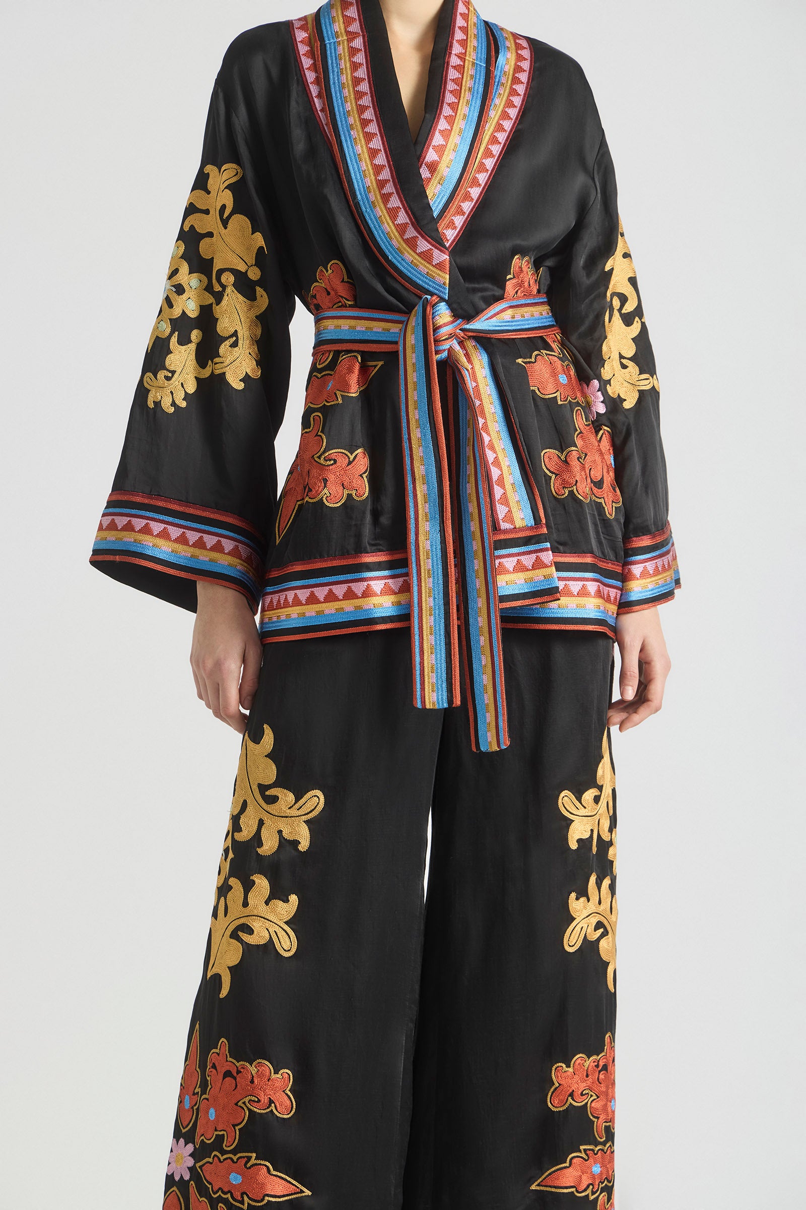 MOONLIT RELAXED BELTED JACKET