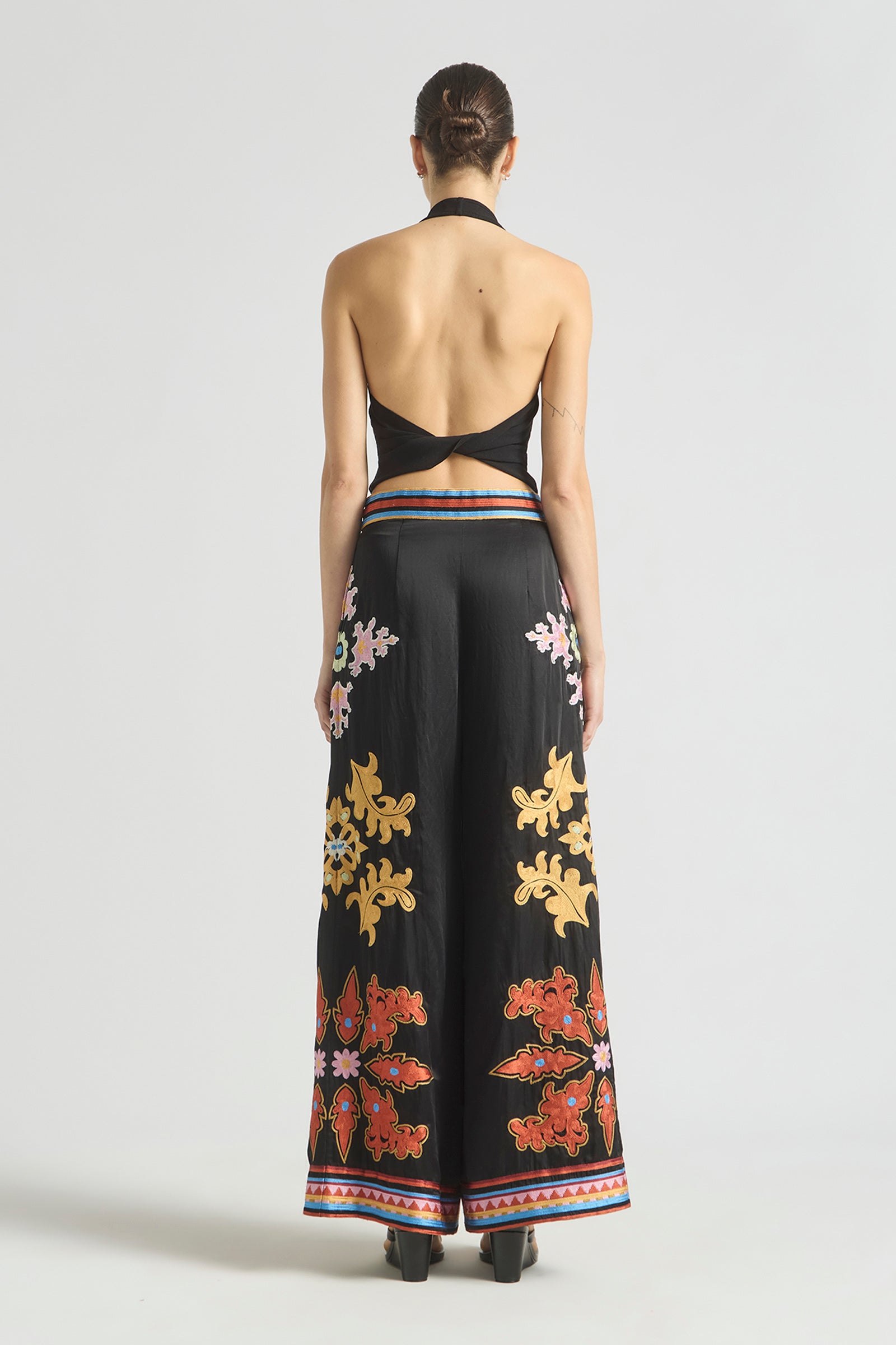 MOONLIT WIDE HEM PANT