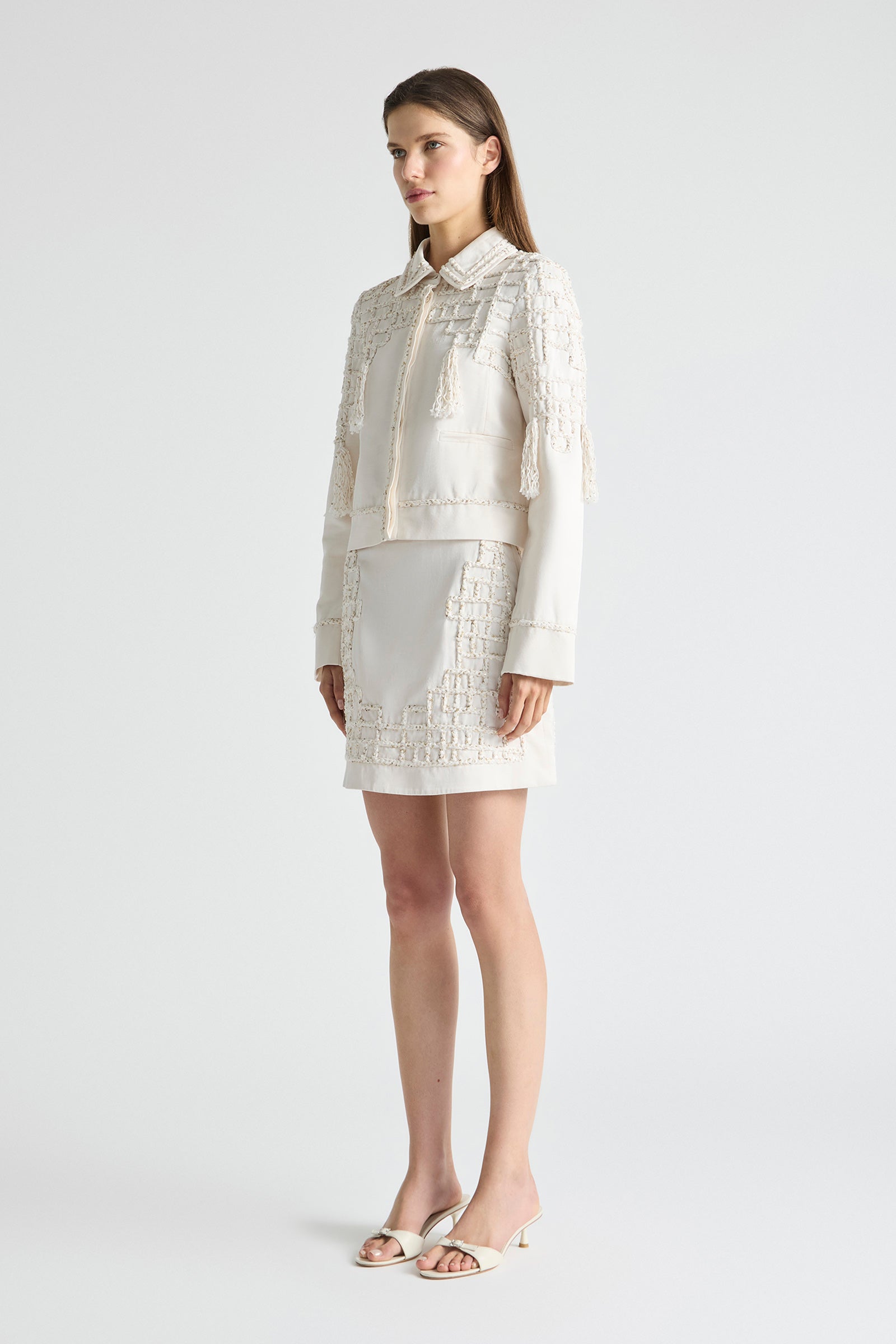 HEROES LONG CROPPED JACKET
