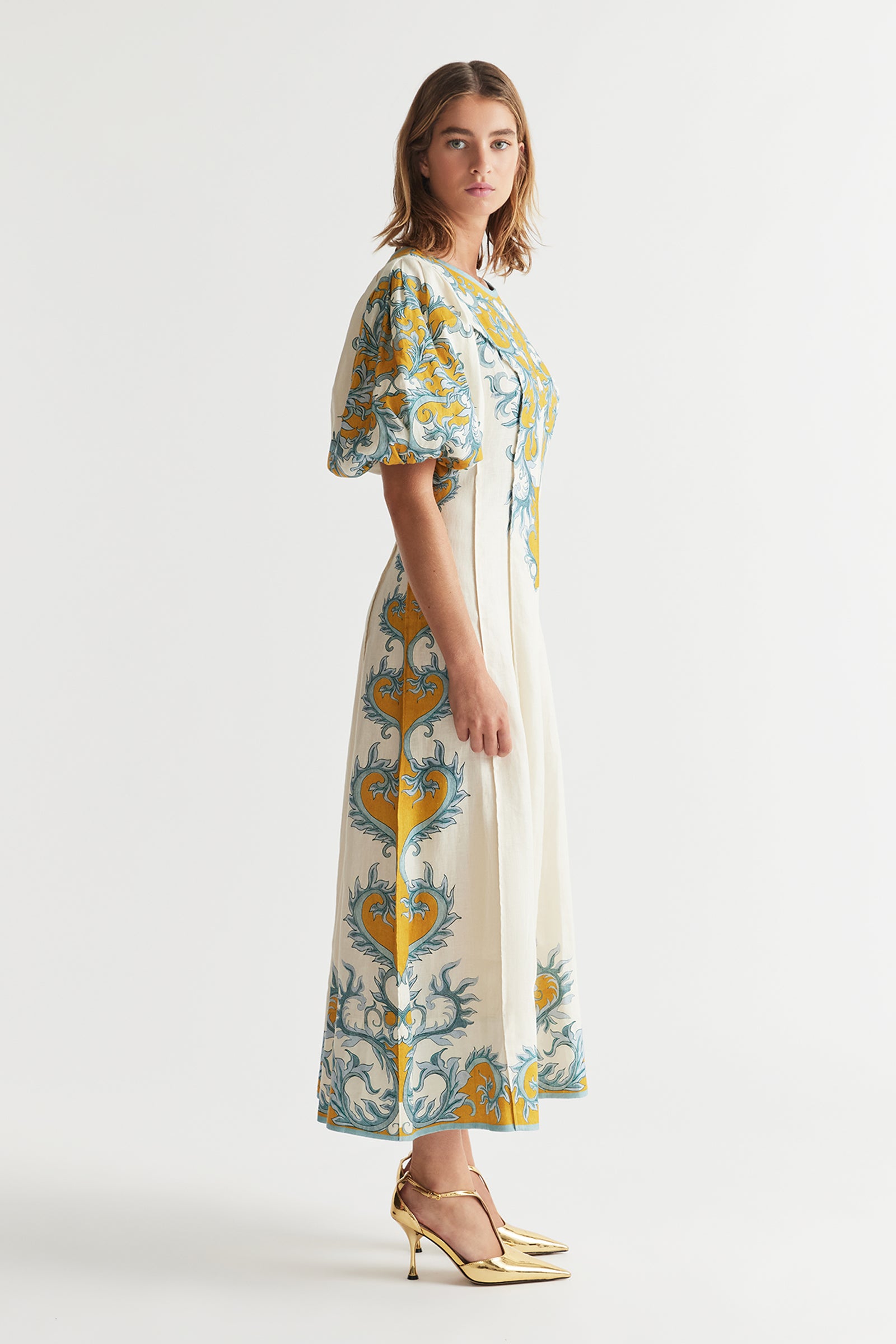 Paloma Pin Tuck Midi Dress | Antipodean