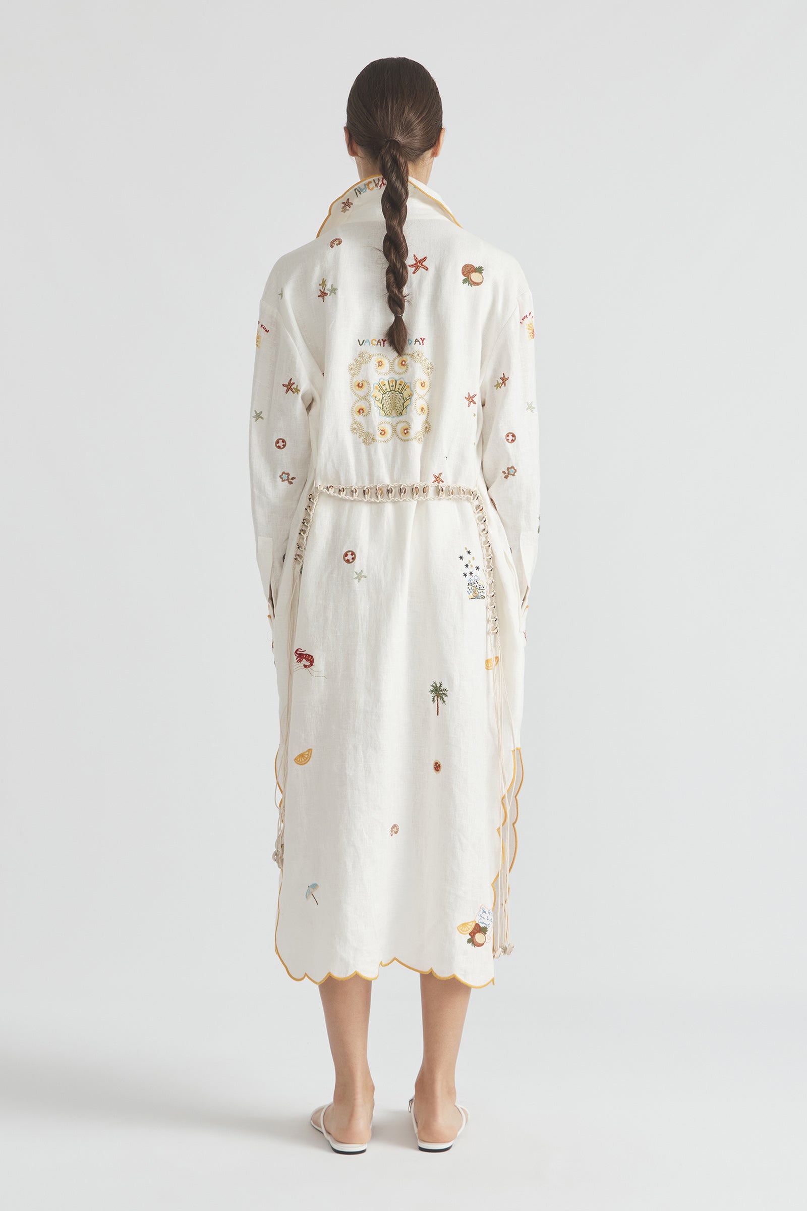 VACAY ALL DAY CUFF DETAIL SHIRT DRESS
