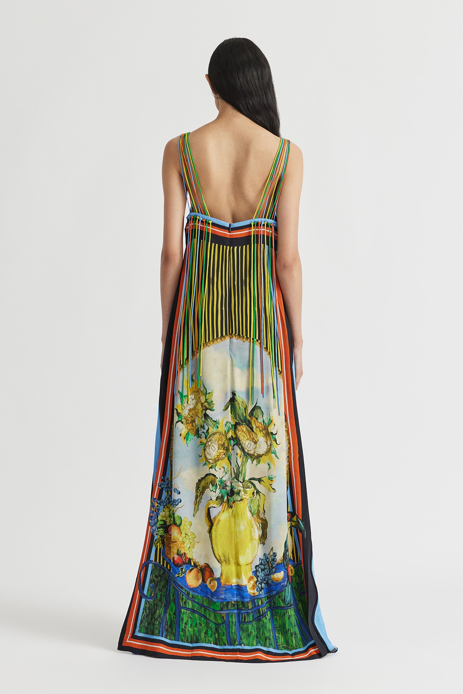 BRUNO SUNRAY PLEATED GOWN