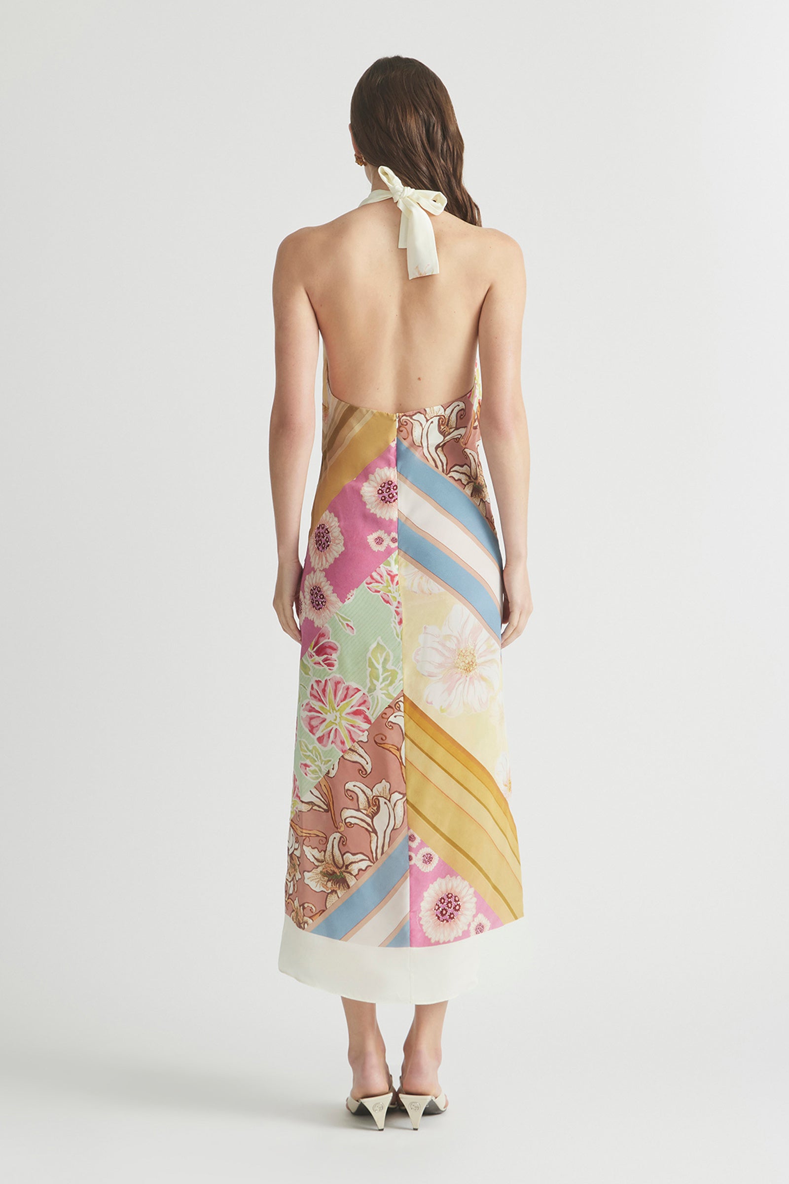 LOVERS LANE HALTER TIE GOWN