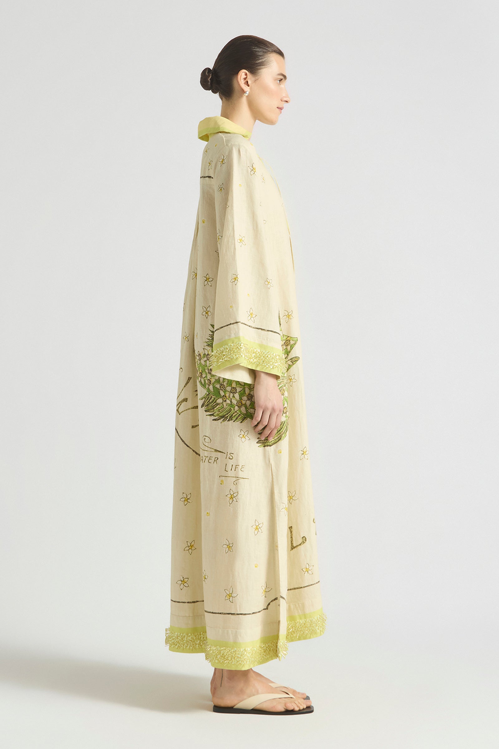 BRIGHTSIDE LACE UP KAFTAN