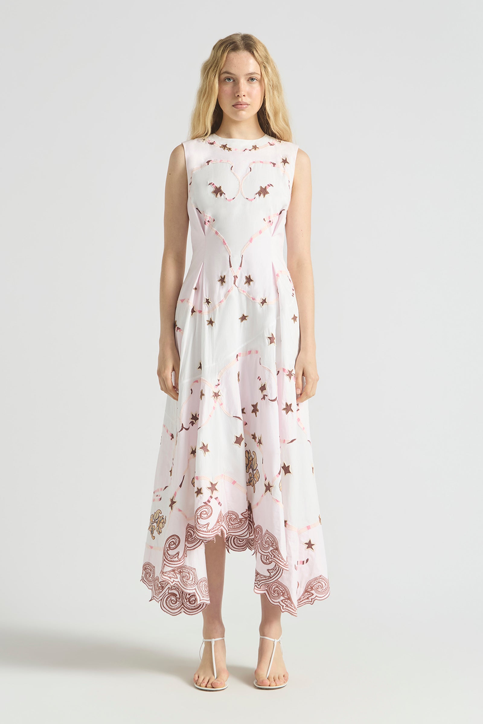 TAKE IT EASY ASYMMETRICAL FLARE DRESS