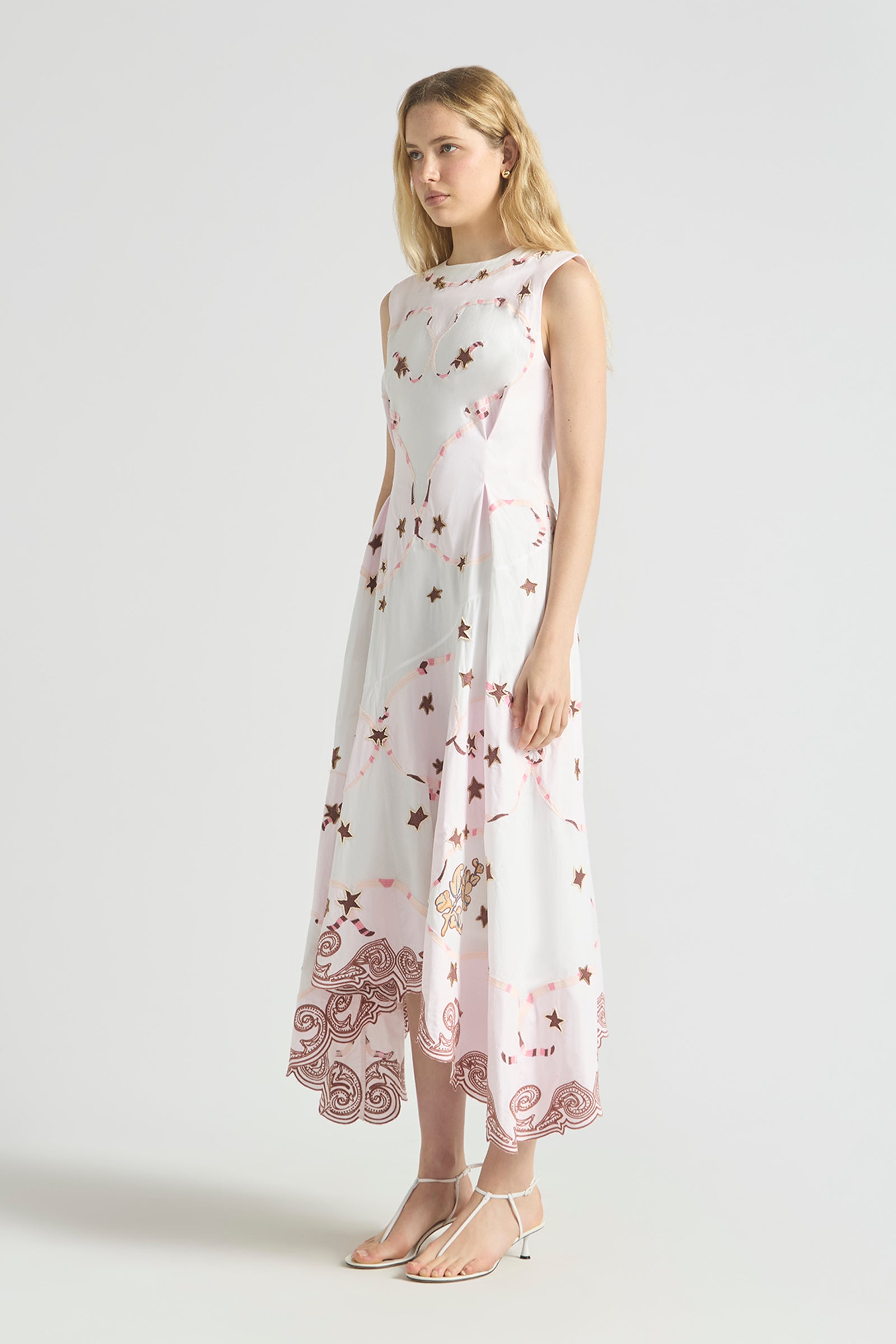 TAKE IT EASY ASYMMETRICAL FLARE DRESS