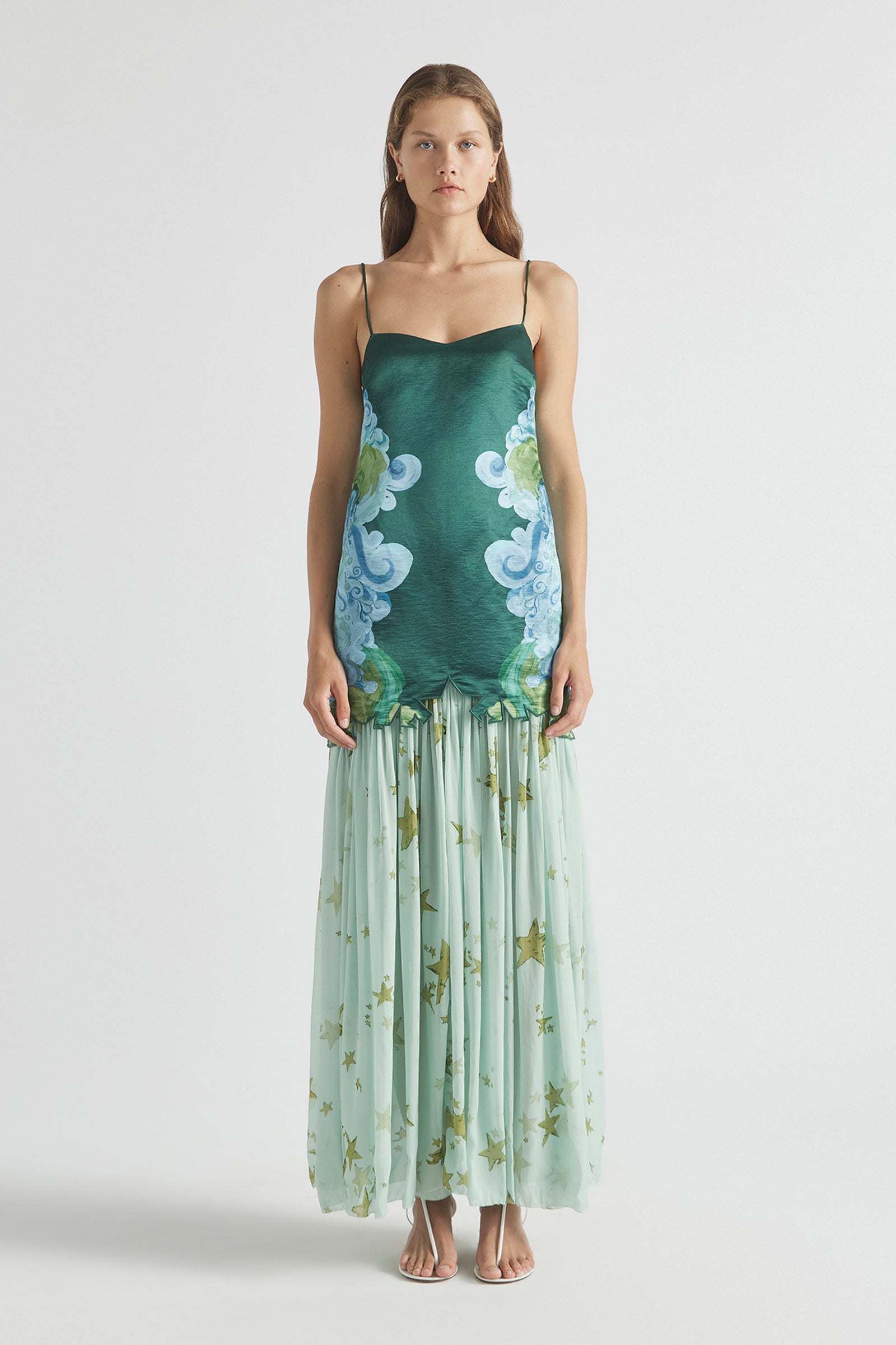 RUNAWAY STAR DROP WAIST GOWN