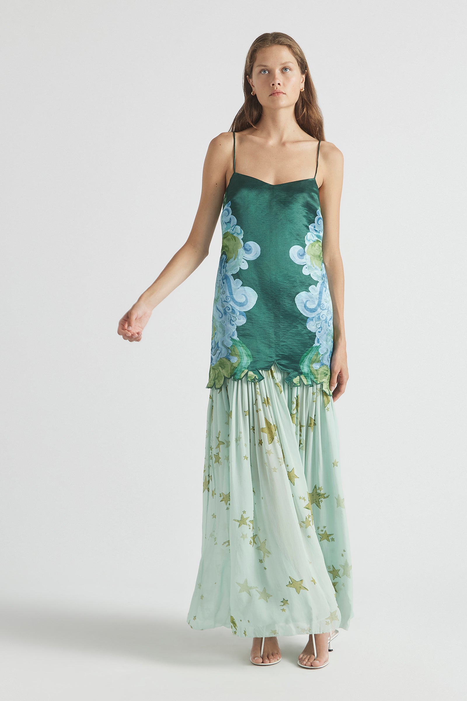 RUNAWAY STAR DROP WAIST GOWN