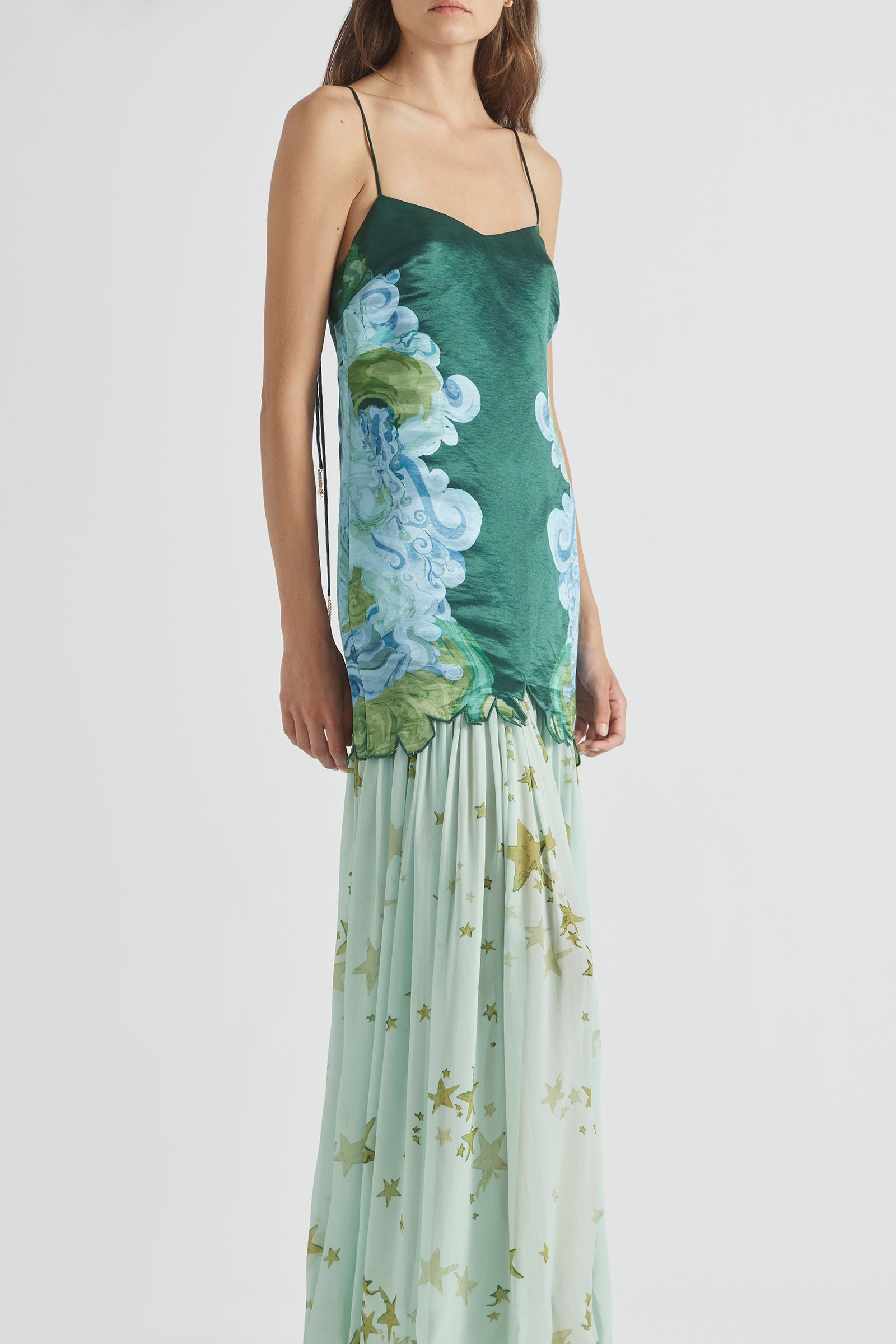 RUNAWAY STAR DROP WAIST GOWN