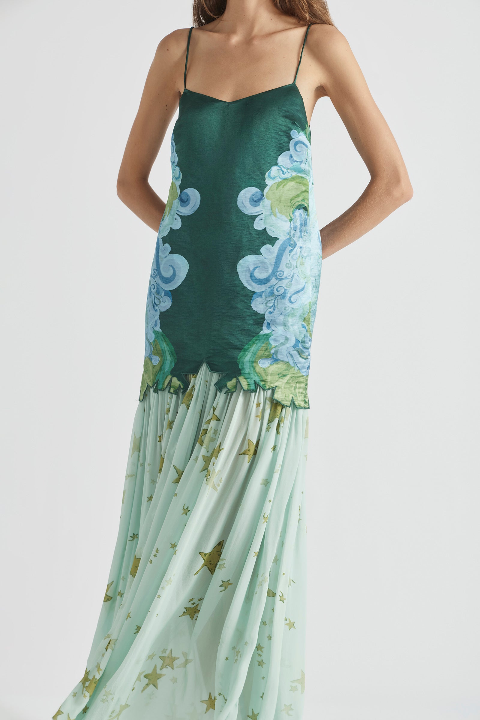 RUNAWAY STAR DROP WAIST GOWN