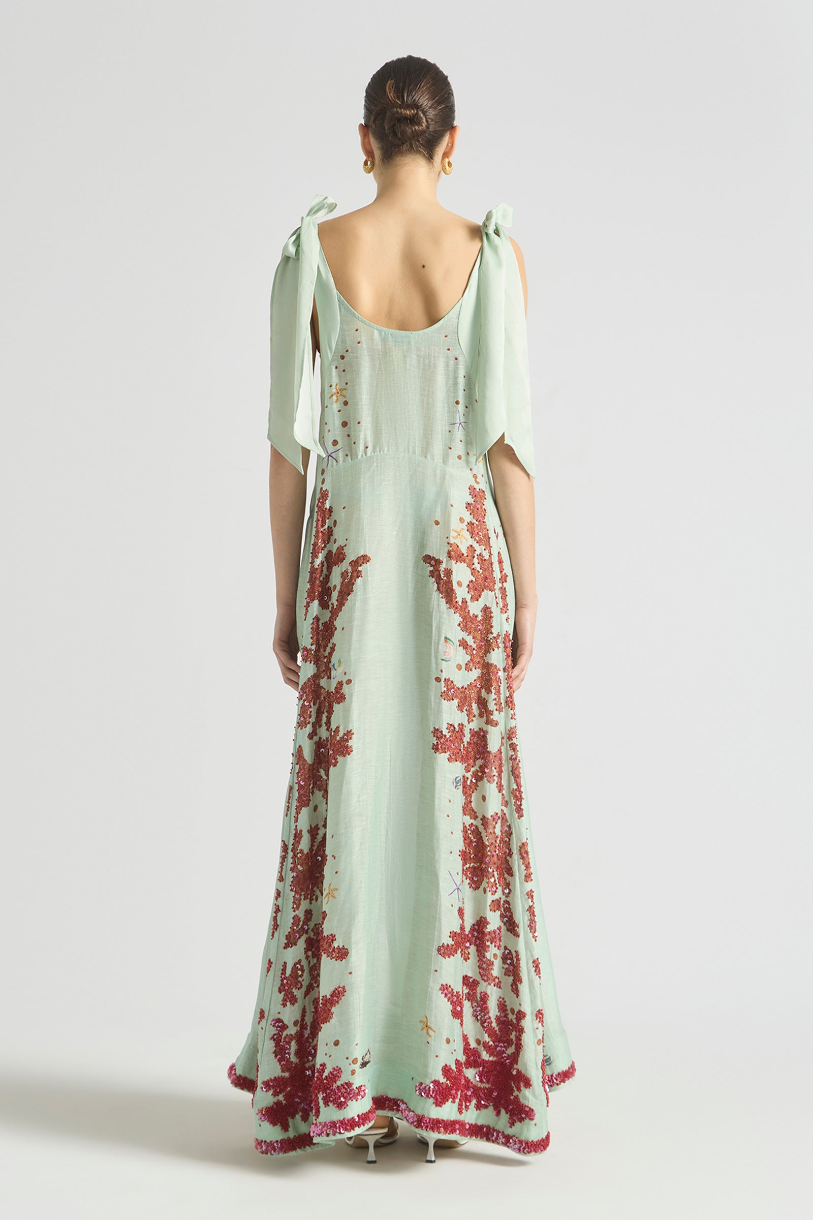 OCEANS APART DEEP-V GOWN