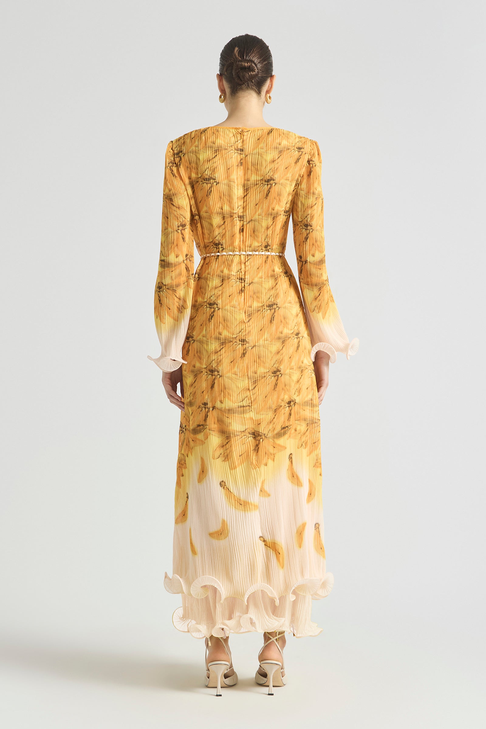 BATHERS FLUTED PLEAT MAXI DRESS