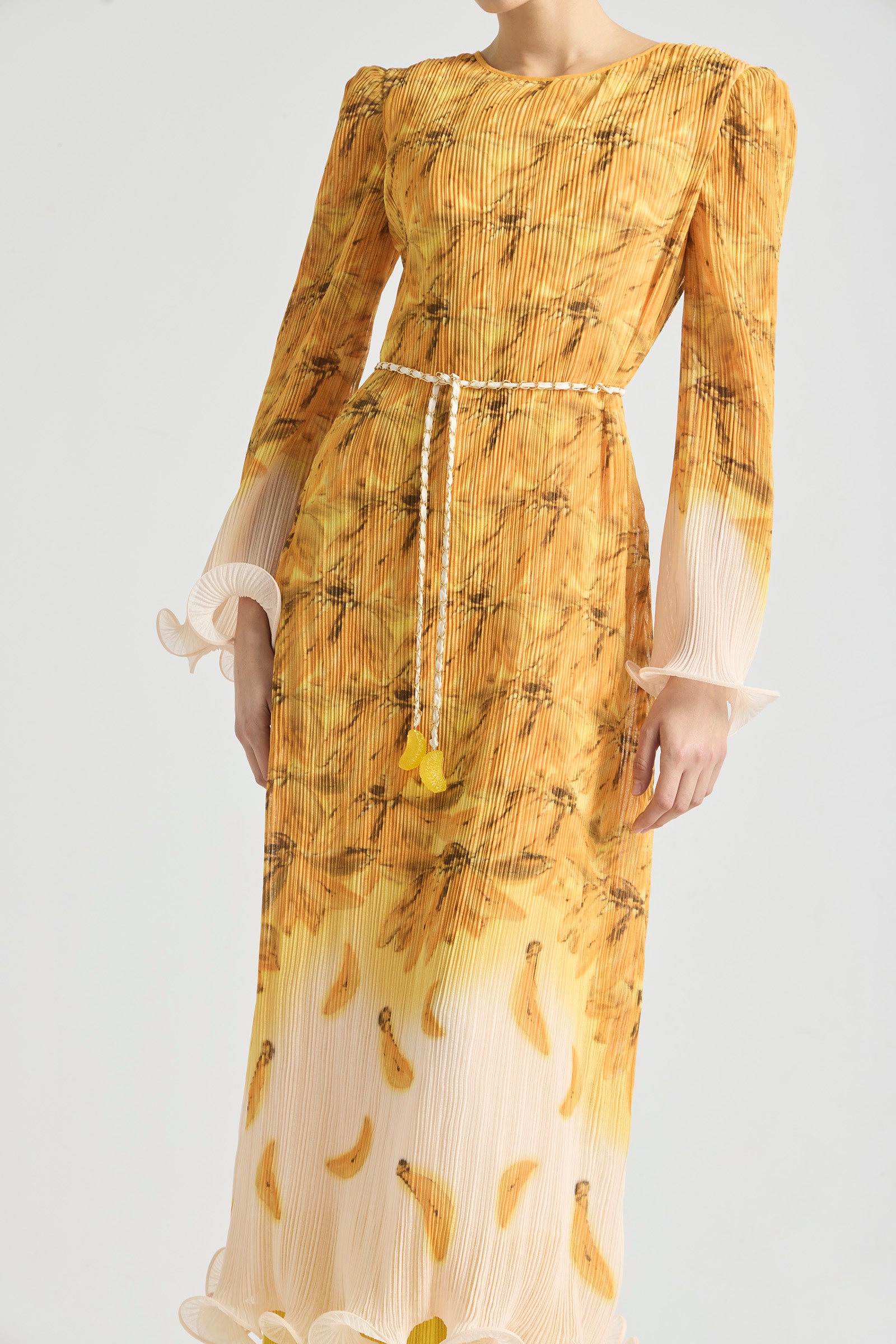 BATHERS FLUTED PLEAT MAXI DRESS