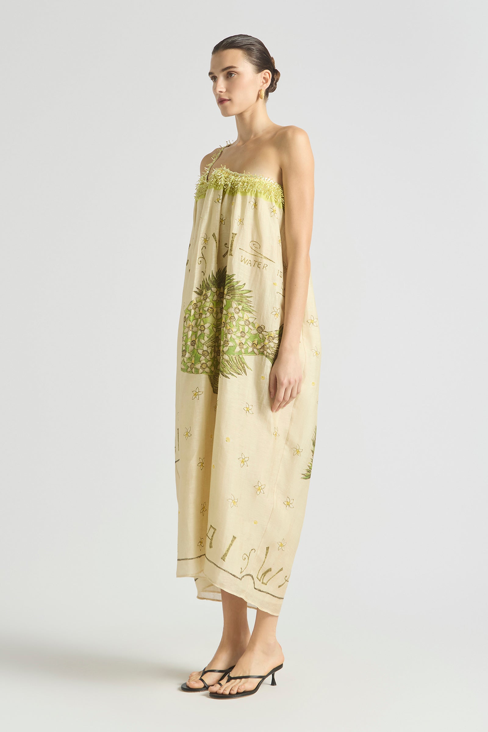 BRIGHTSIDE ONE SHOULDER COCOON DRESS