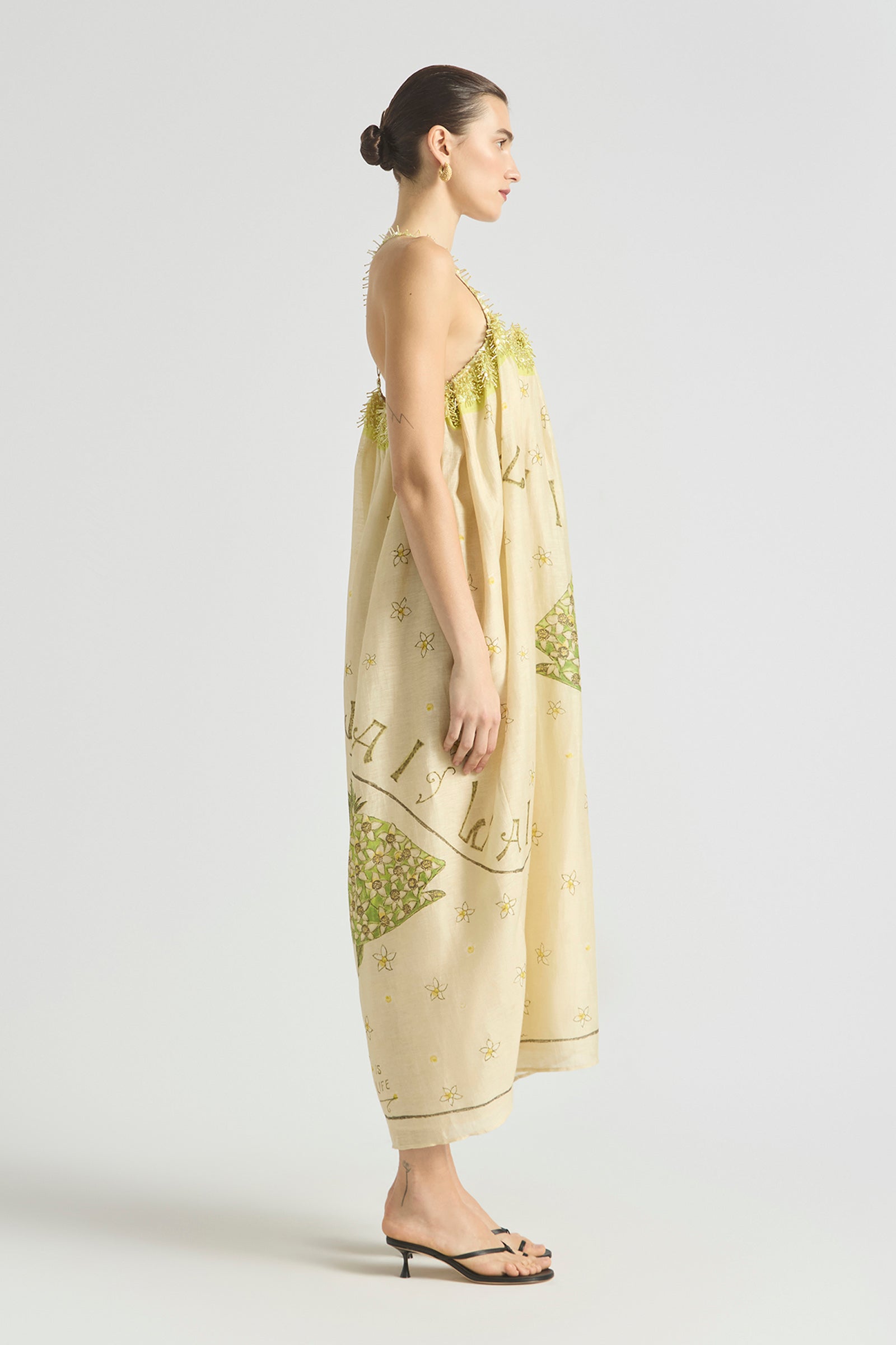 BRIGHTSIDE ONE SHOULDER COCOON DRESS