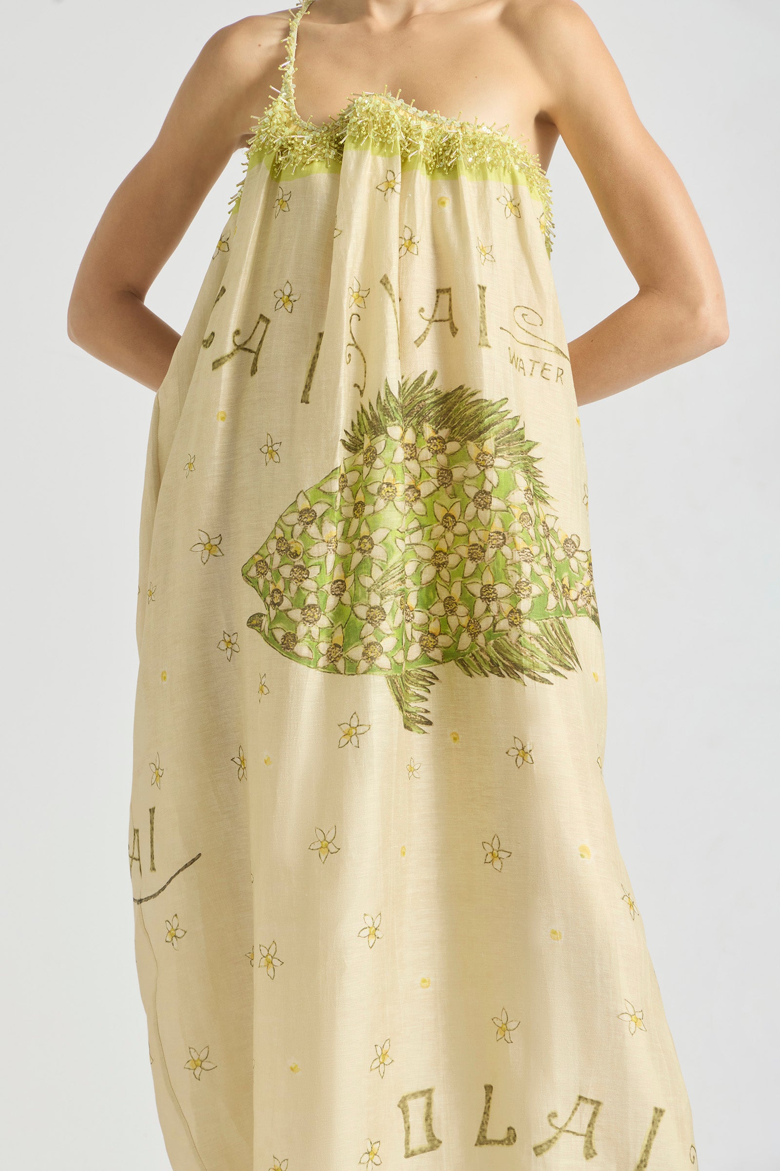 BRIGHTSIDE ONE SHOULDER COCOON DRESS