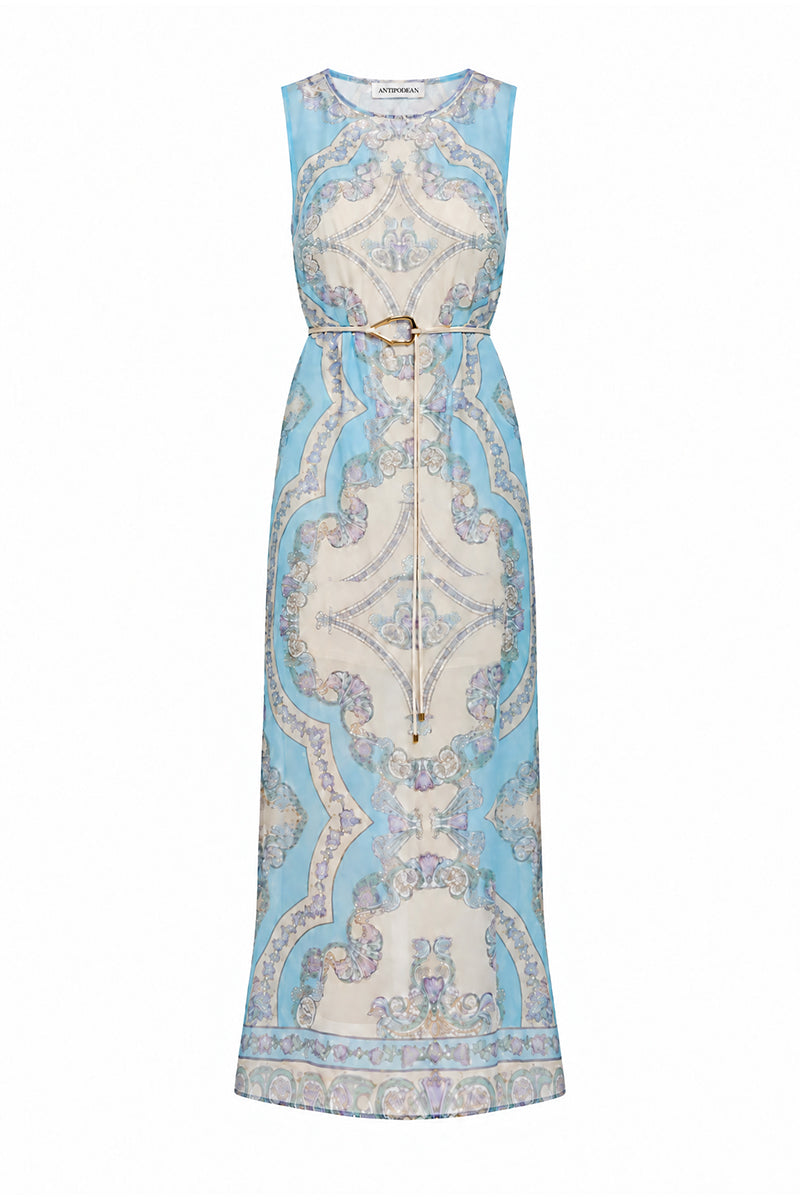 VENTURA BELTED MAXI DRESS