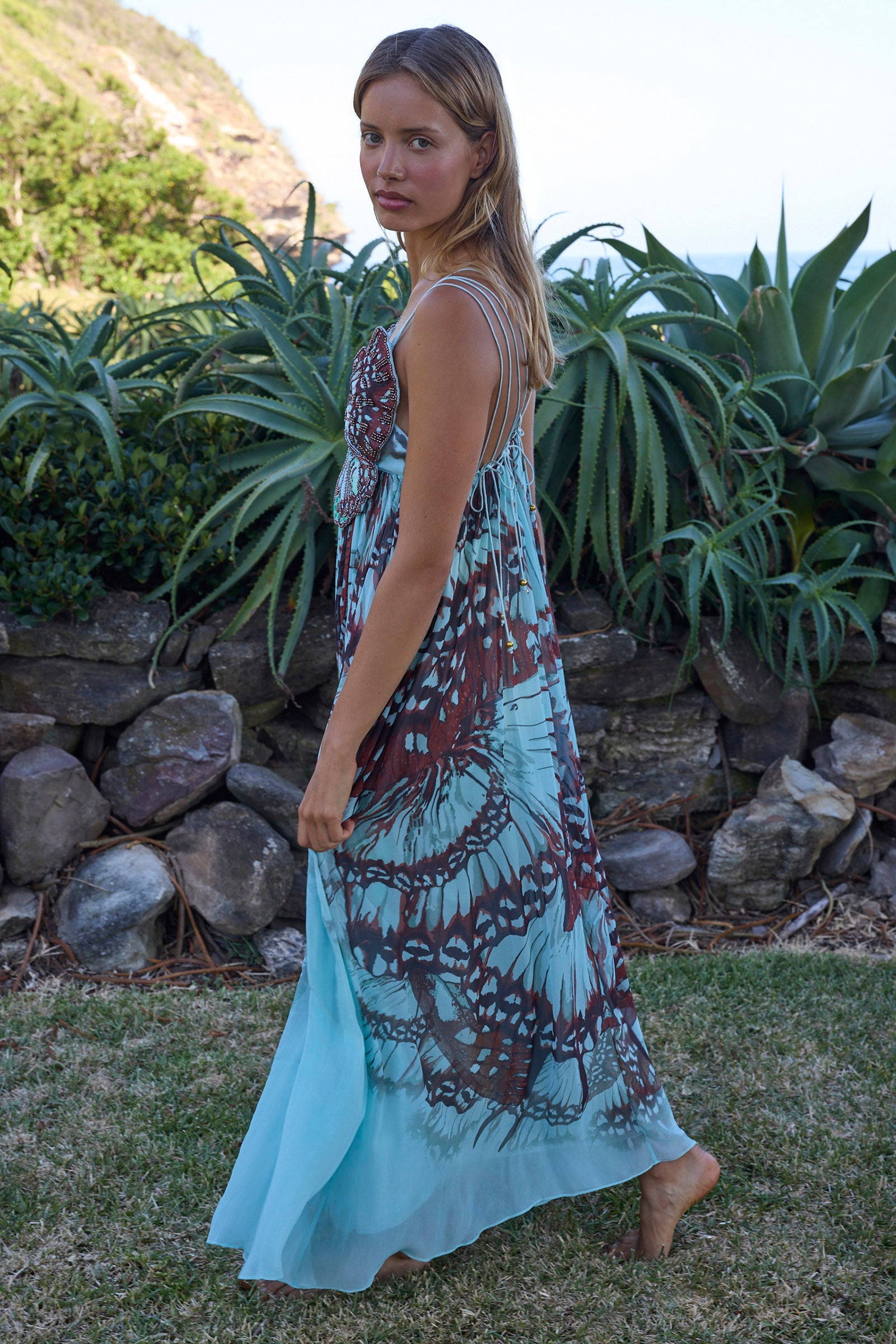 BUTTERFLY EFFECT BUTTERFLY BUST GOWN