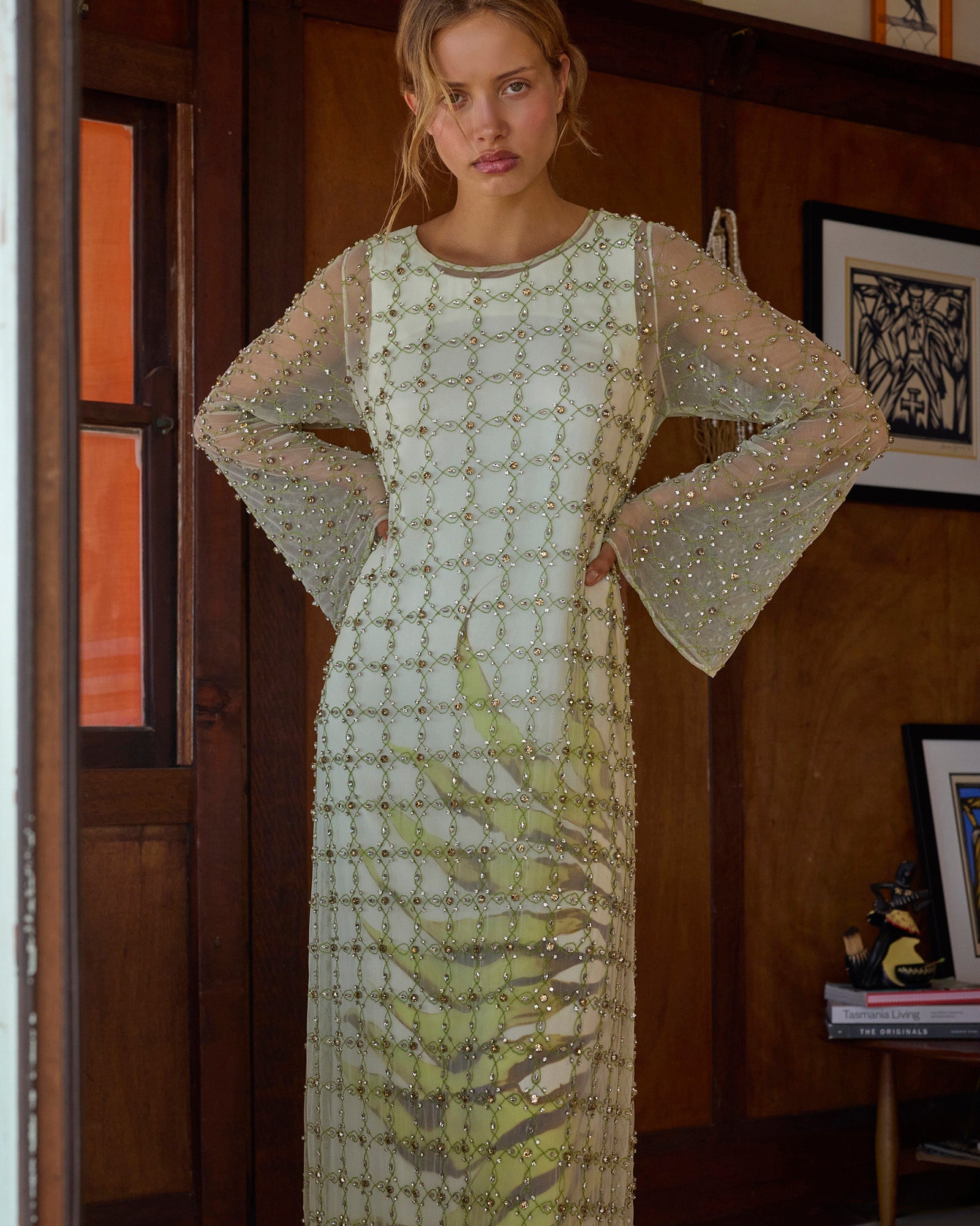 Oasis Embroidered Robe Dress | Antipodean Oasis Embroidered Robe Dress | Antipodean