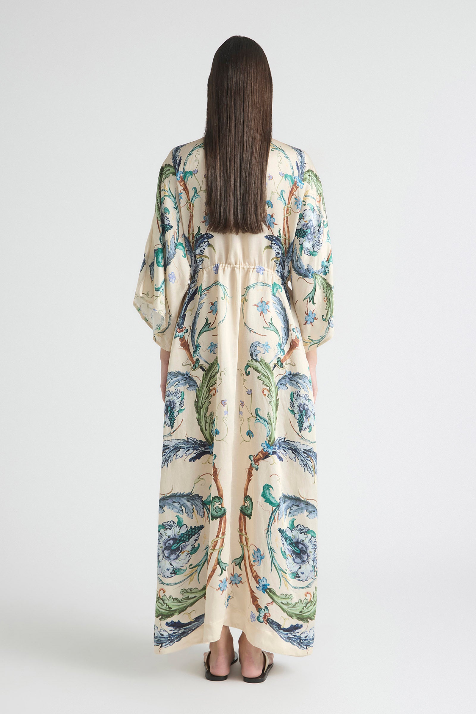 LE BON BON DRAWSTRING WAIST KAFTAN