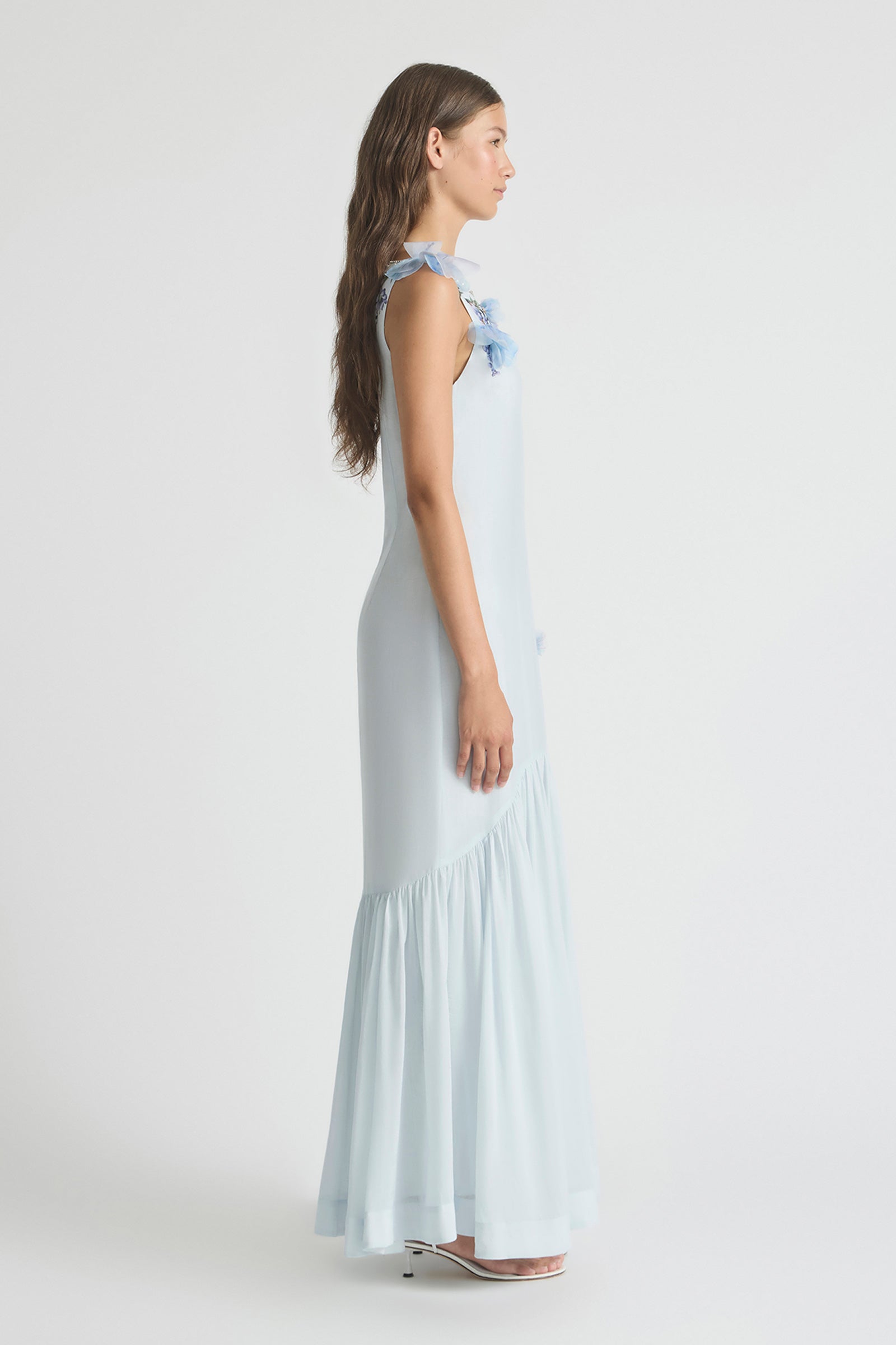 BISOUS OPEN BACK BOAT NECK DRESS