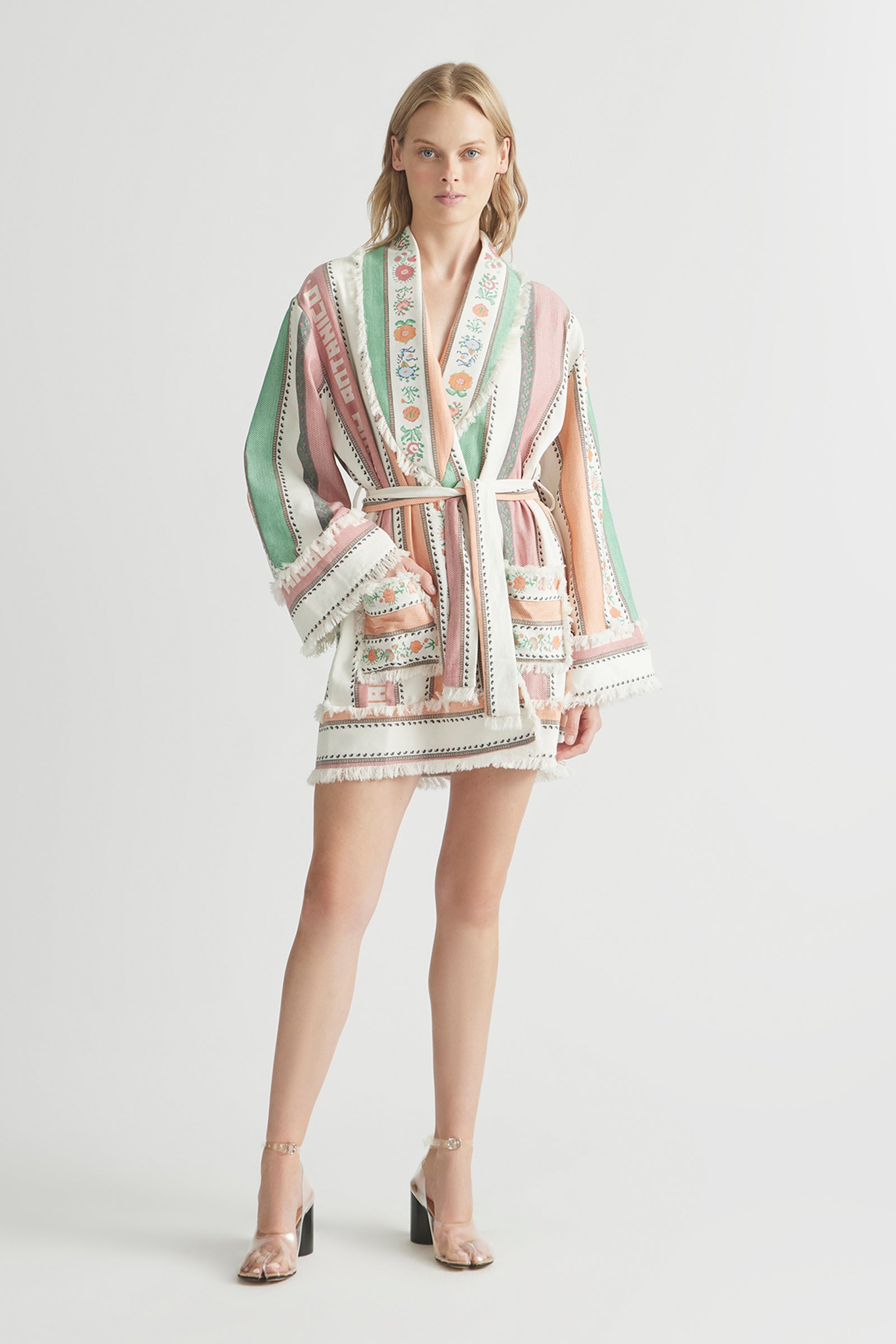 BOTANICO ROLL COLLAR ROBE