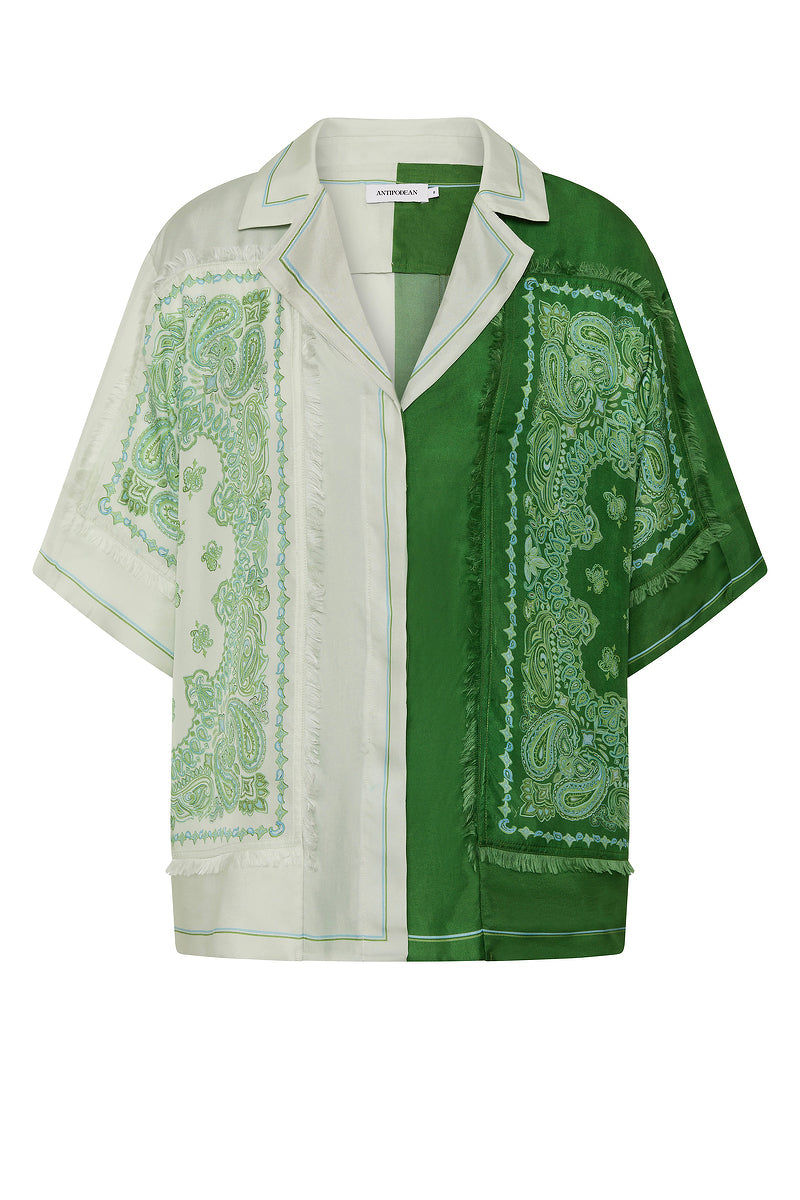MIRAGE FRINGED OVERSIZED SHIRT