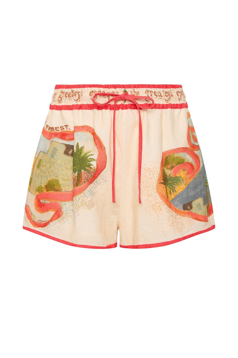 GREAT ESCAPE DRAWSTRING SHORT WITH BIND