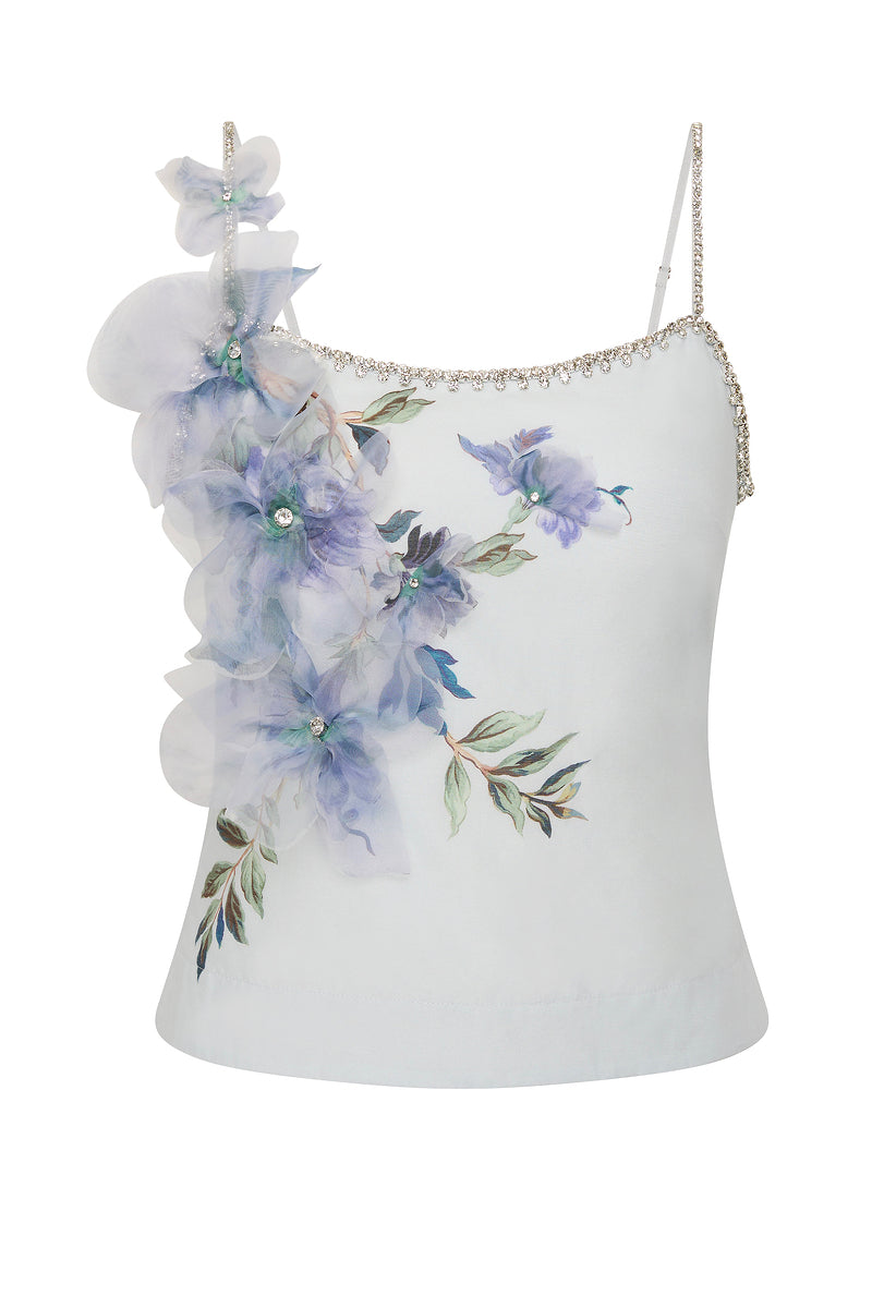 BISOUS FLOWER BODICE TOP