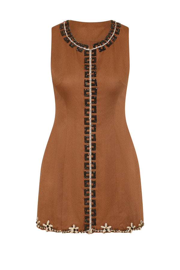 STARLIGHT SLEEVELESS TAILORED TUNIC