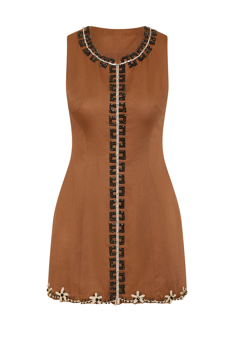 STARLIGHT SLEEVELESS TAILORED TUNIC