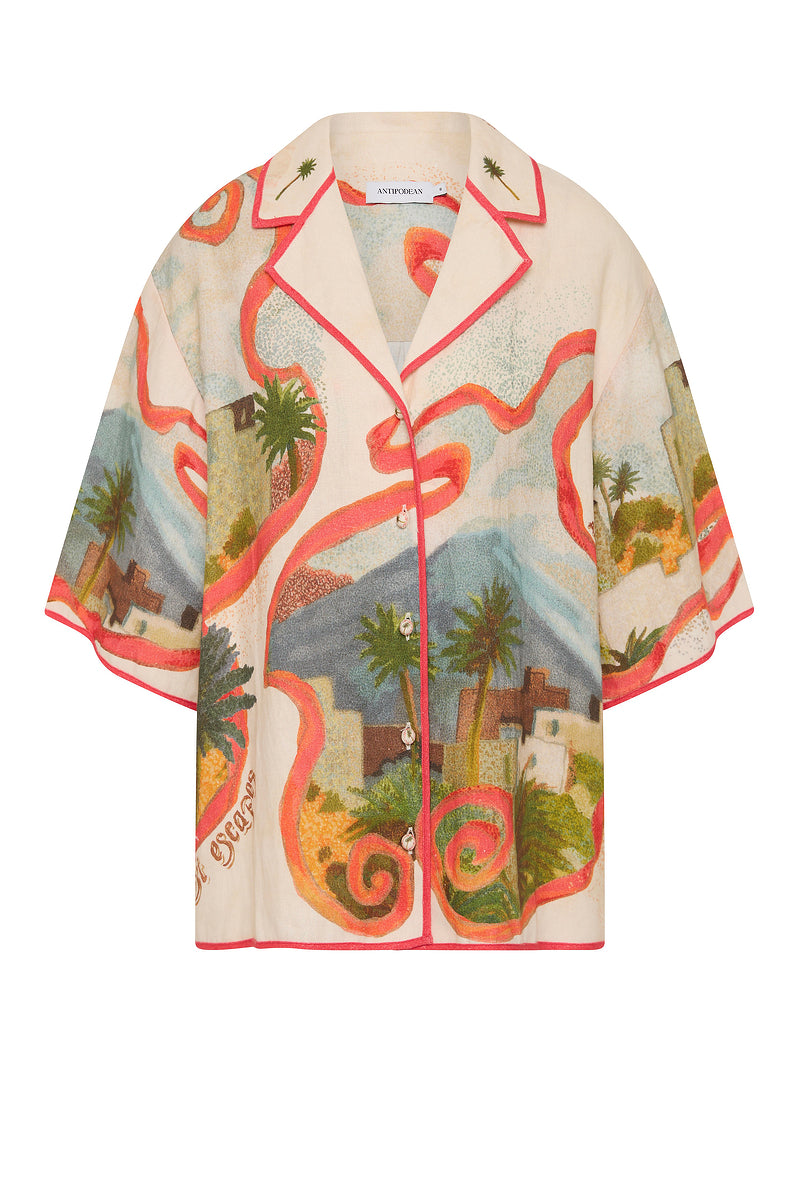 GREAT ESCAPE OVERSIZED SHIRT WITH BINDS