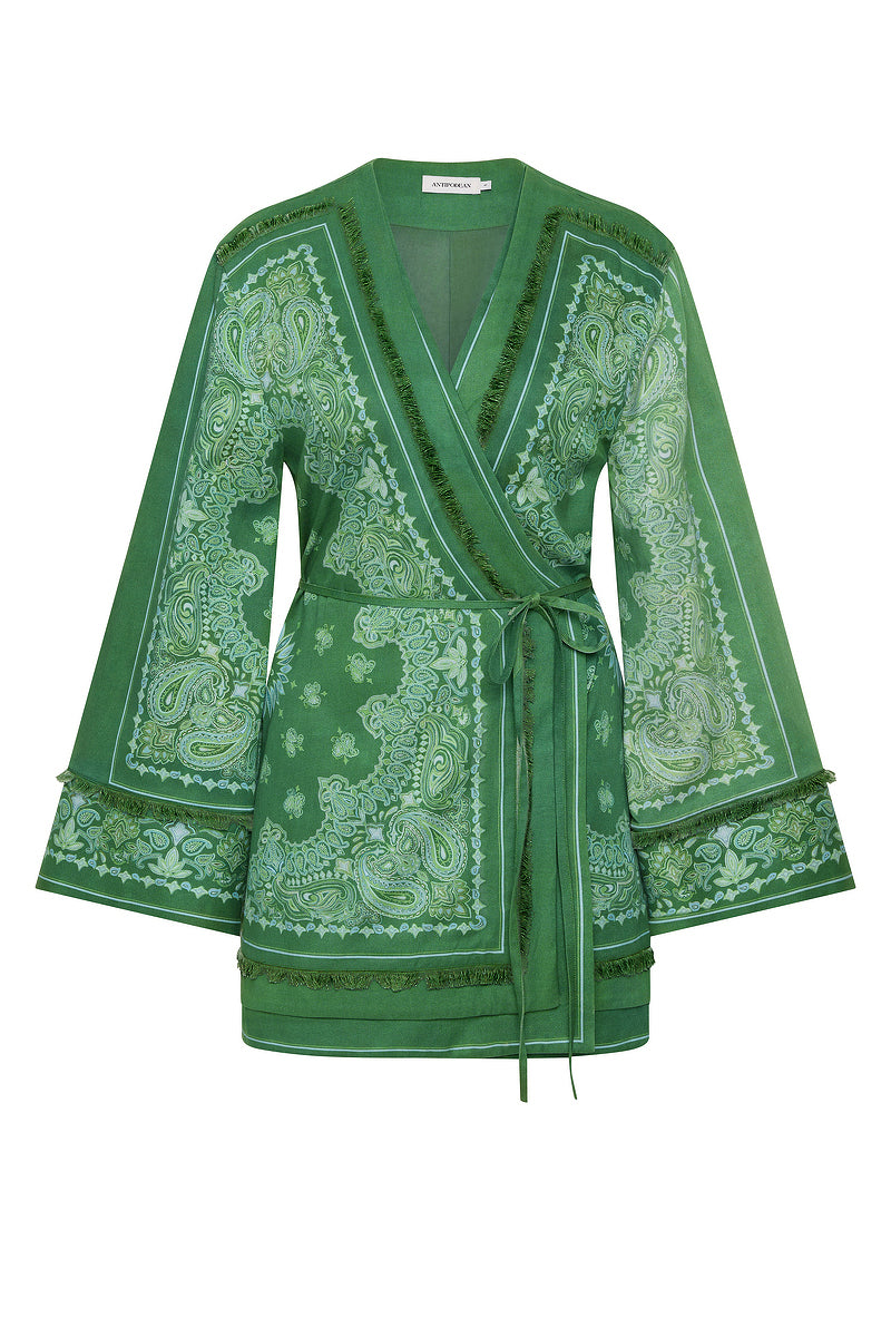 MIRAGE RELAXED MINI ROBE DRESS