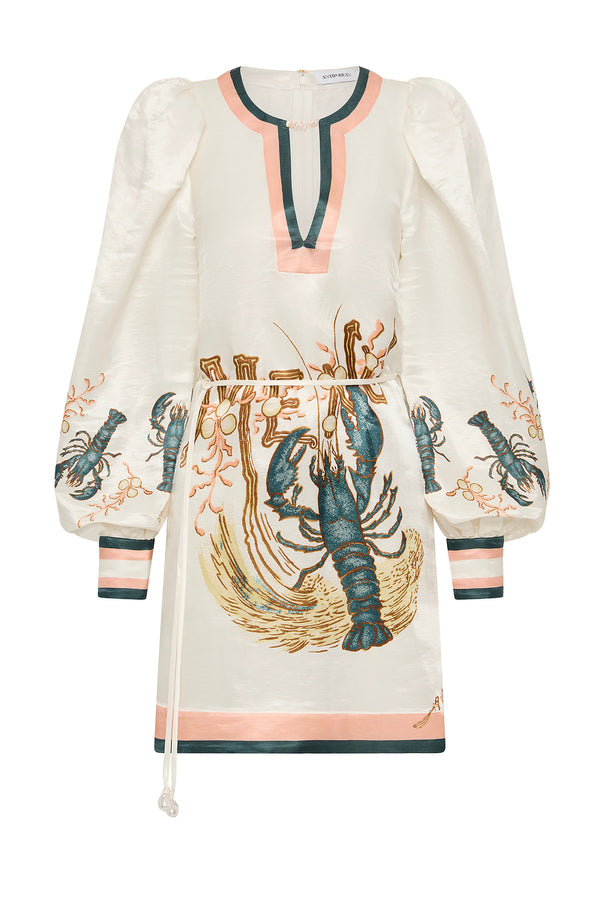 BEACH CLUB BILLOW SHIFT DRESS