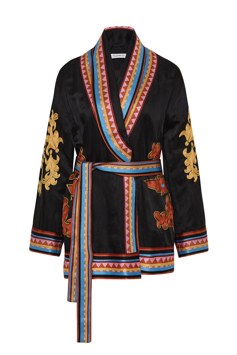 MOONLIT RELAXED BELTED JACKET